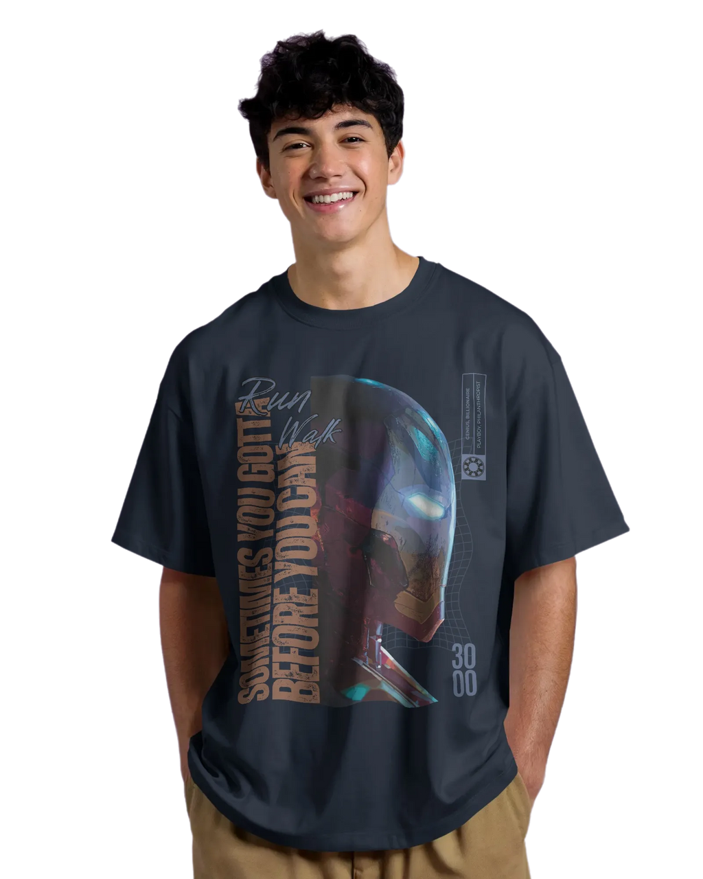 Iron Man - Marvel Terry Oversized Tee