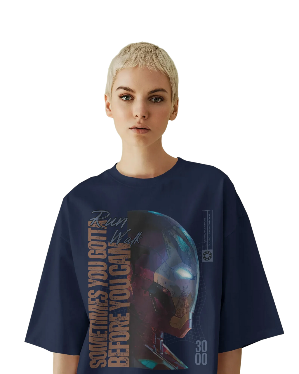 Iron Man - Marvel Terry Oversized Tee