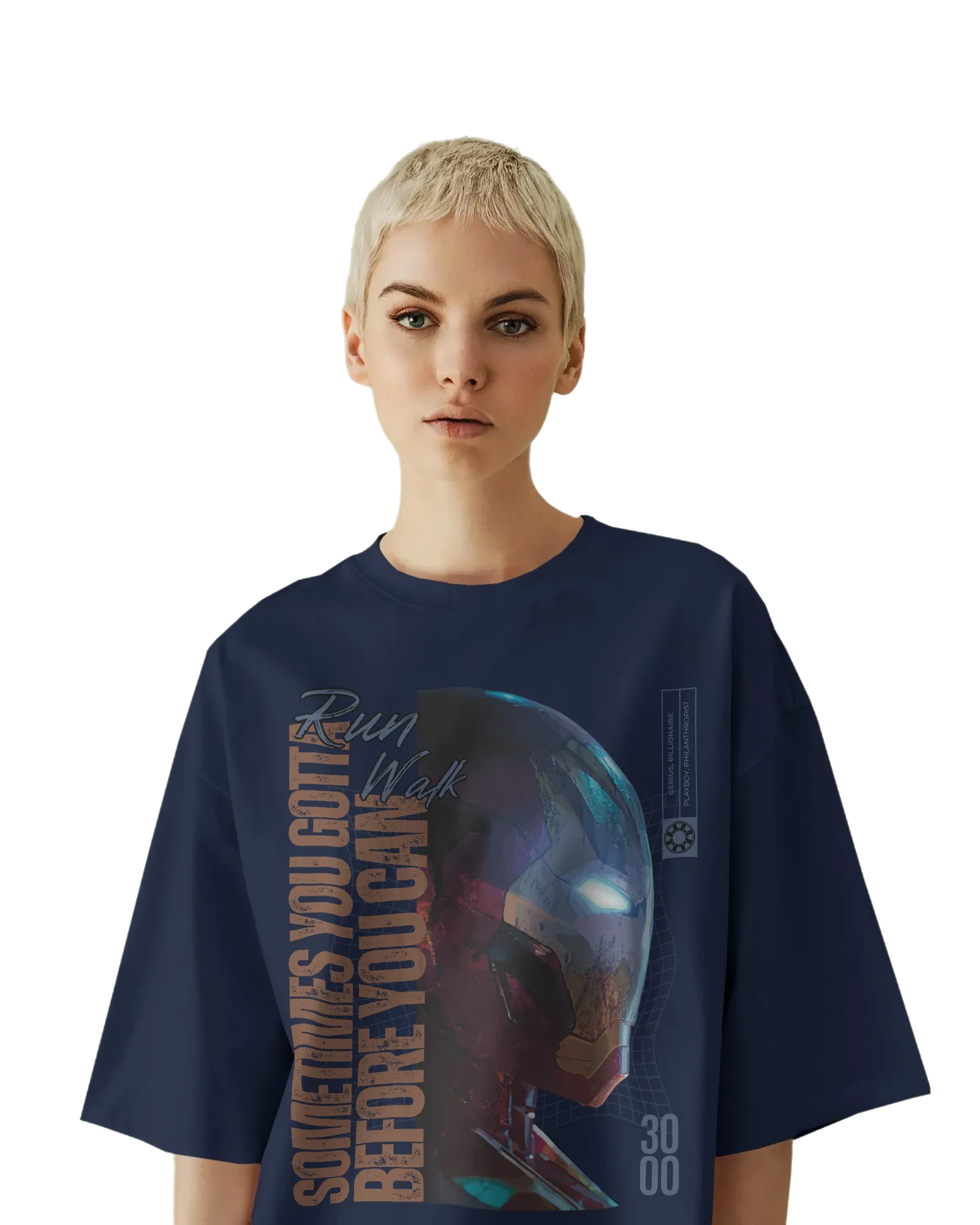 Iron Man - Marvel Terry Oversized Tee