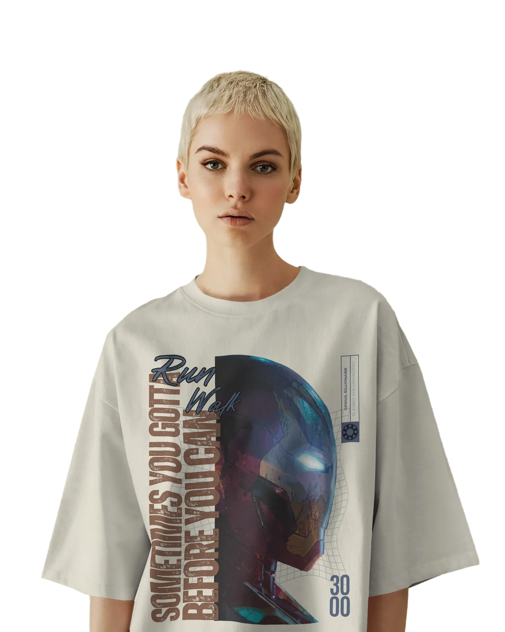 Iron Man - Marvel Terry Oversized Tee