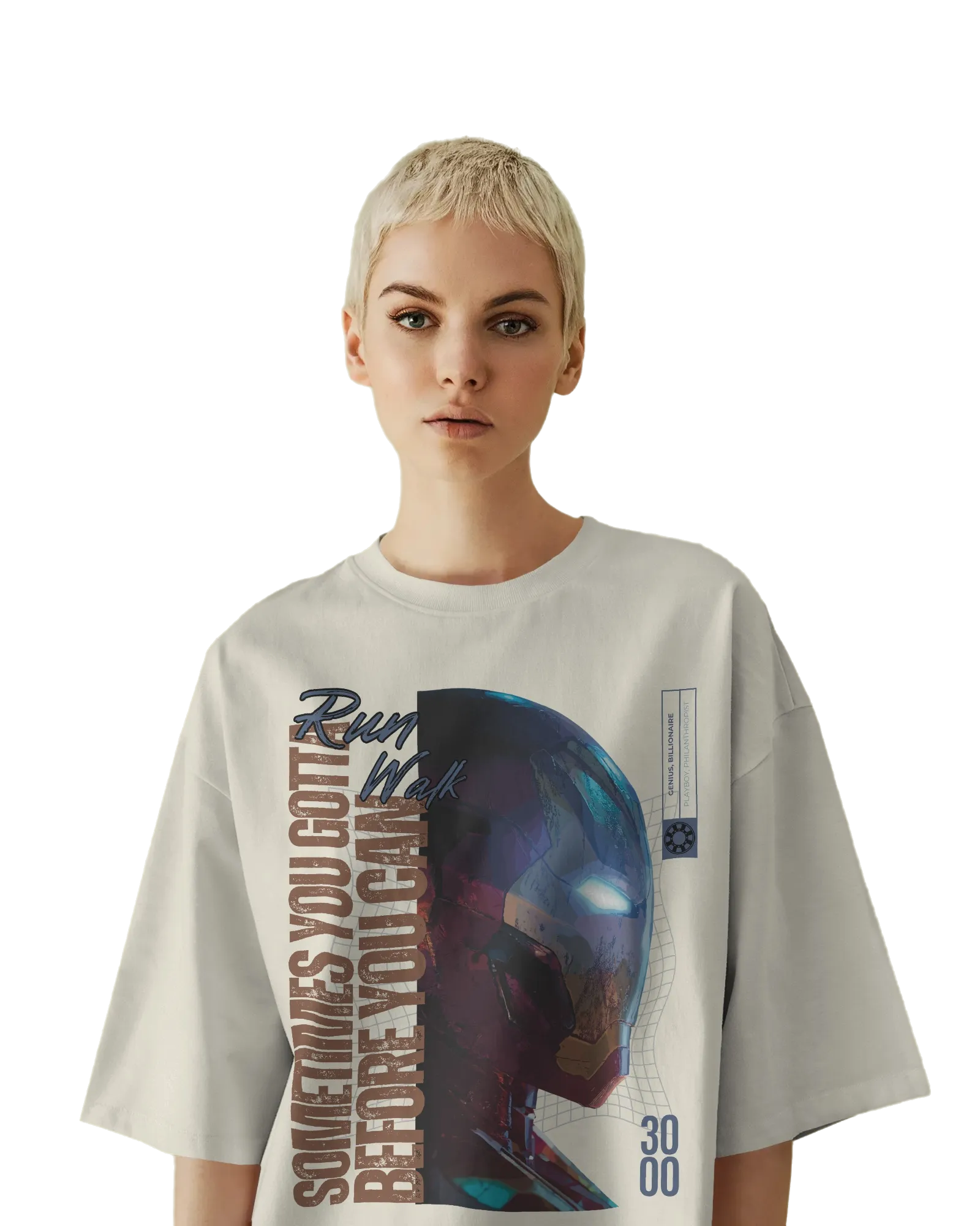 Iron Man - Marvel Terry Oversized Tee
