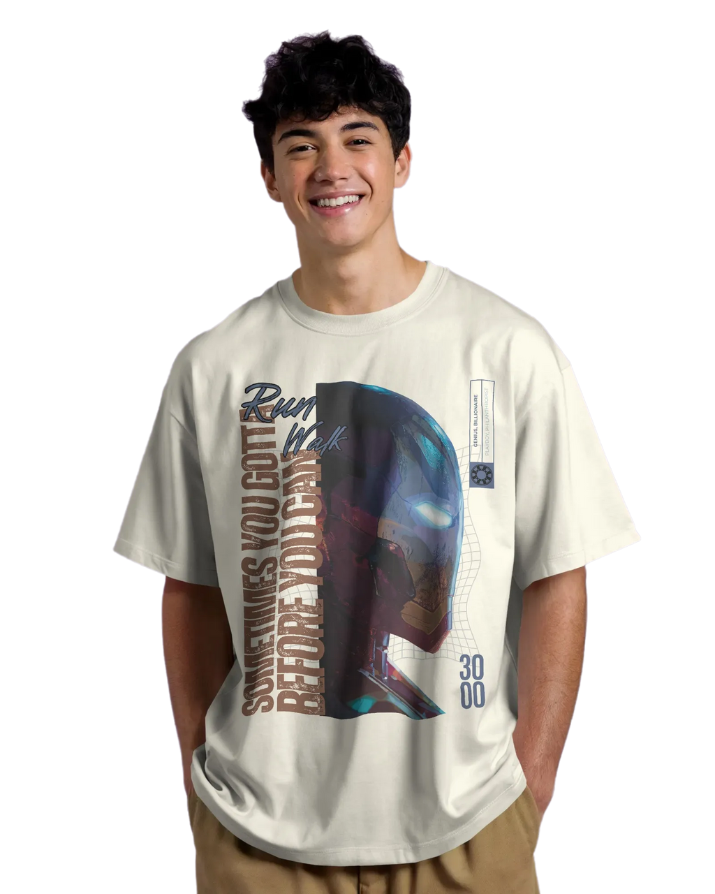 Iron Man - Marvel Terry Oversized Tee