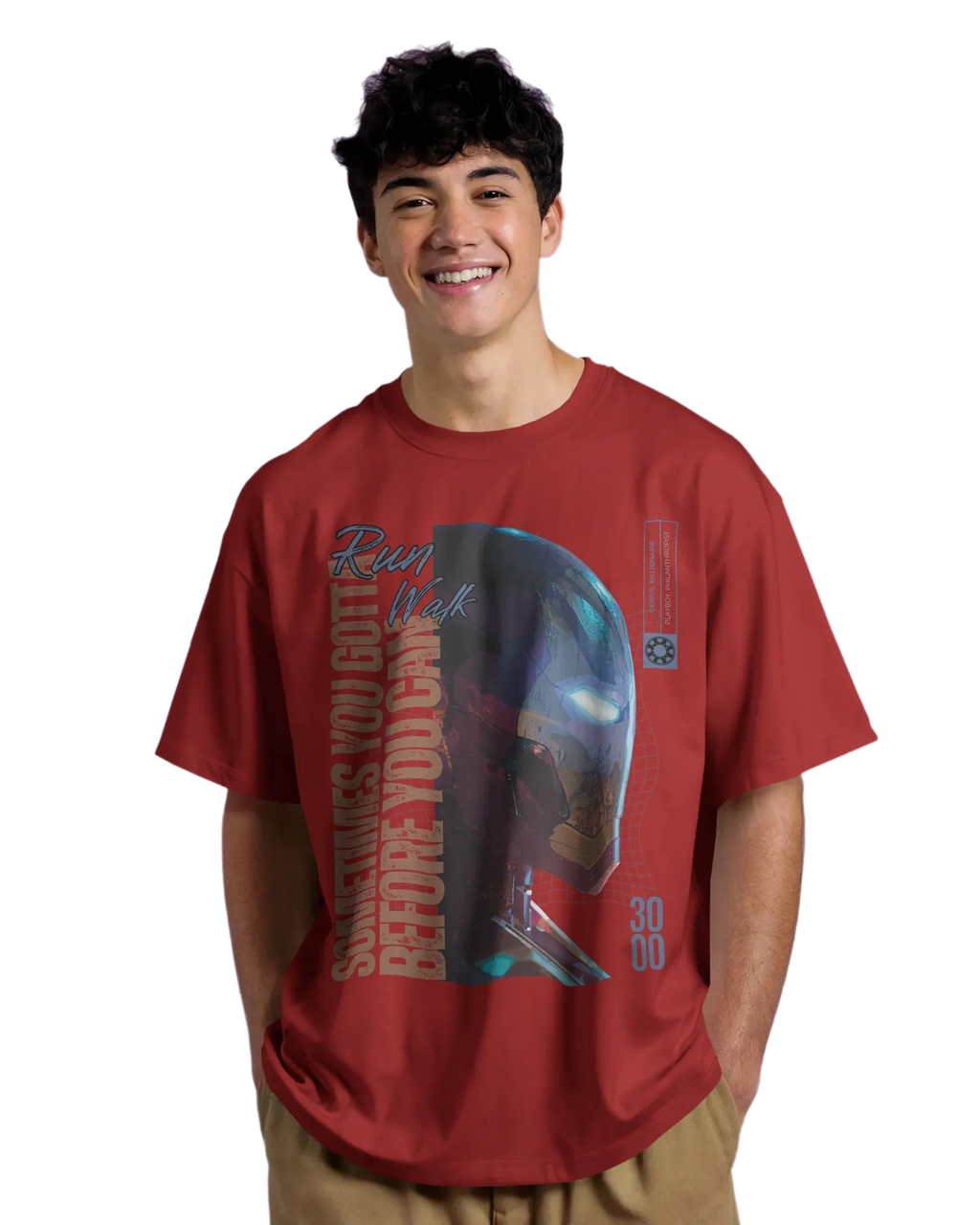 Iron Man - Marvel Terry Oversized Tee