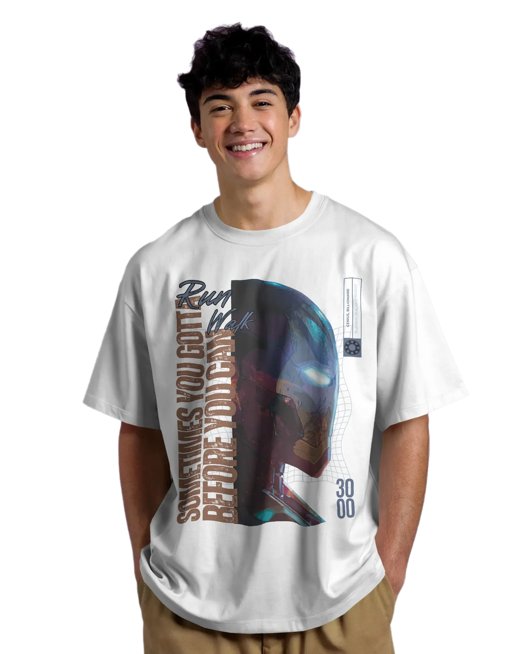 Iron Man - Marvel Terry Oversized Tee