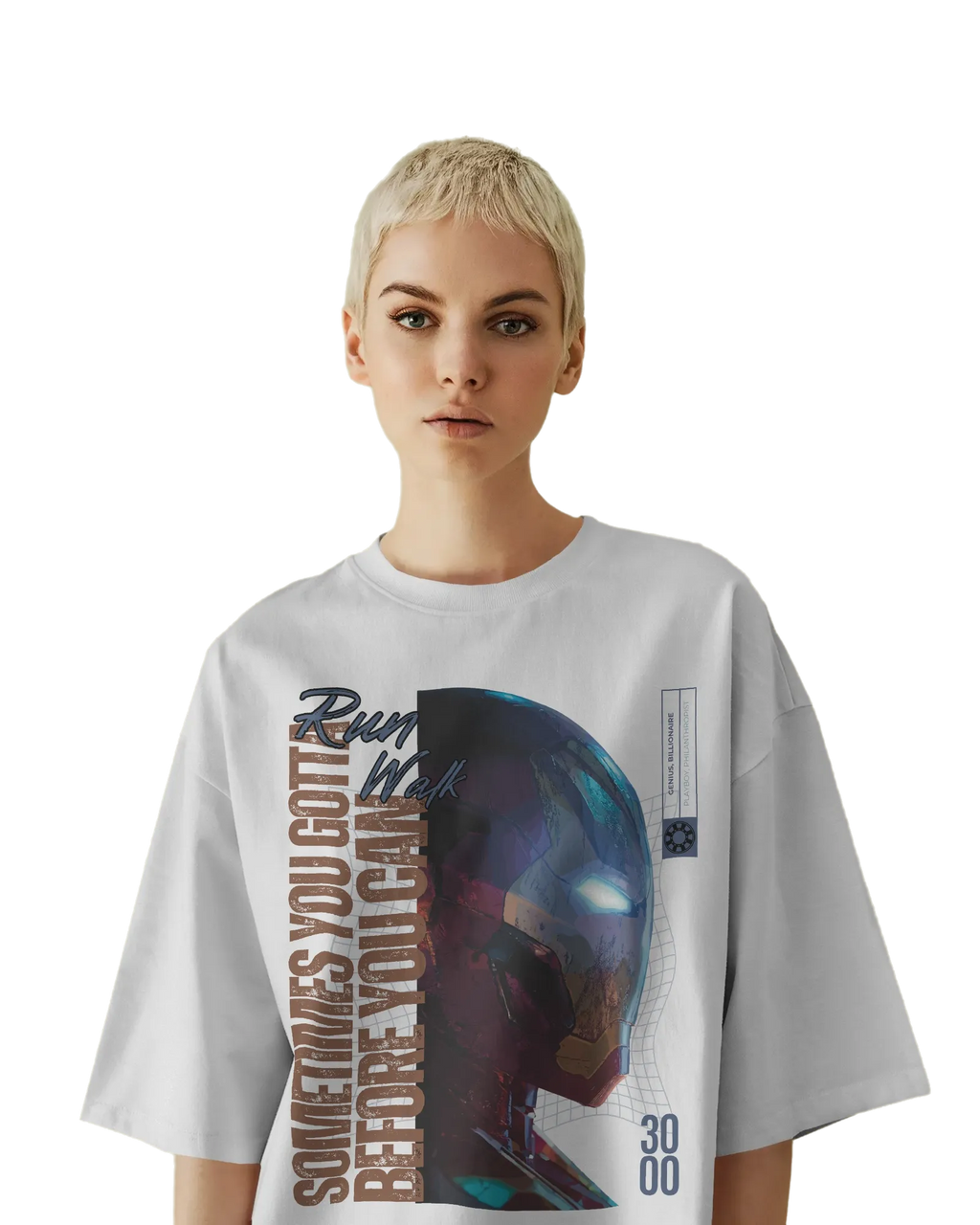 Iron Man - Marvel Terry Oversized Tee