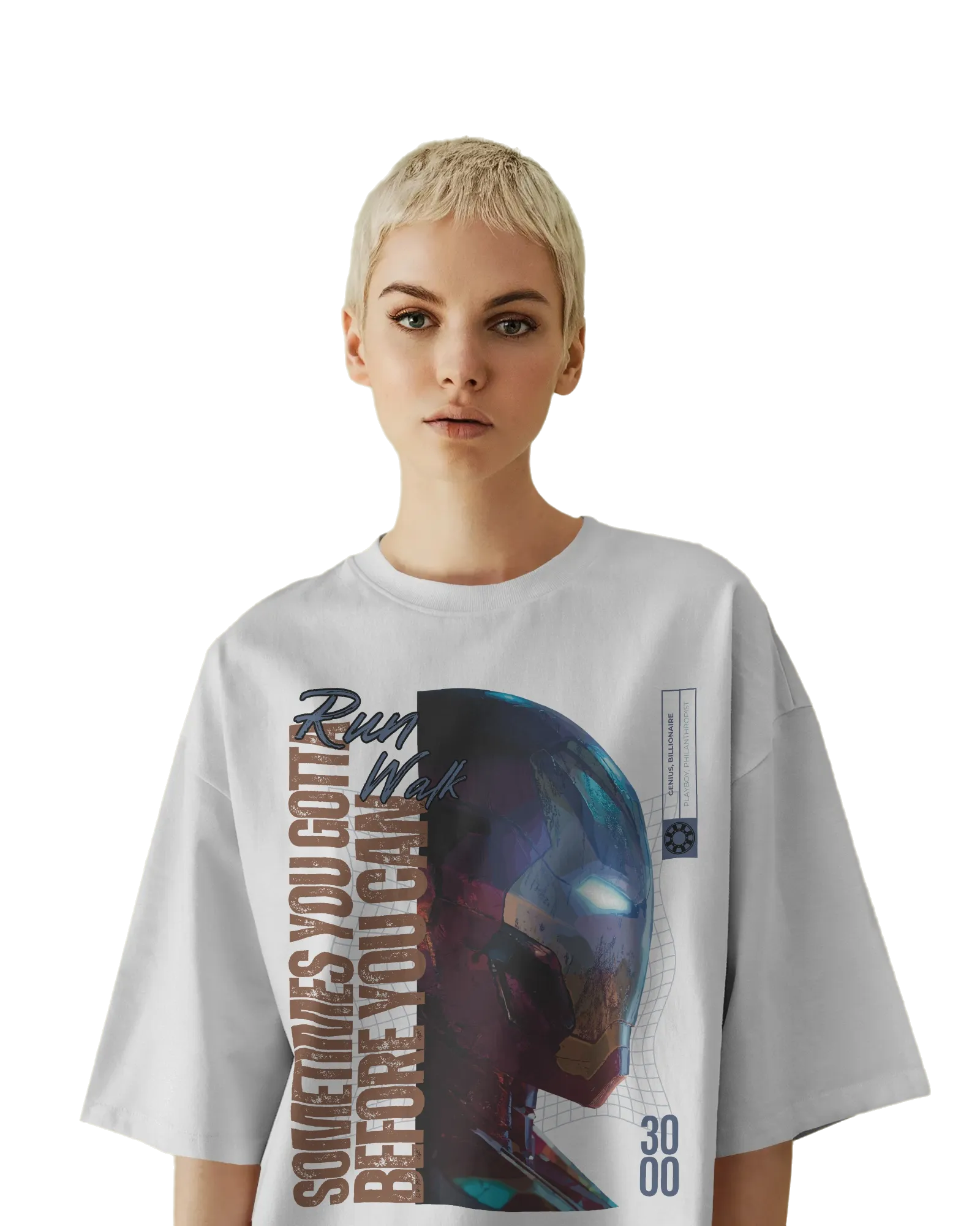 Iron Man - Marvel Terry Oversized Tee