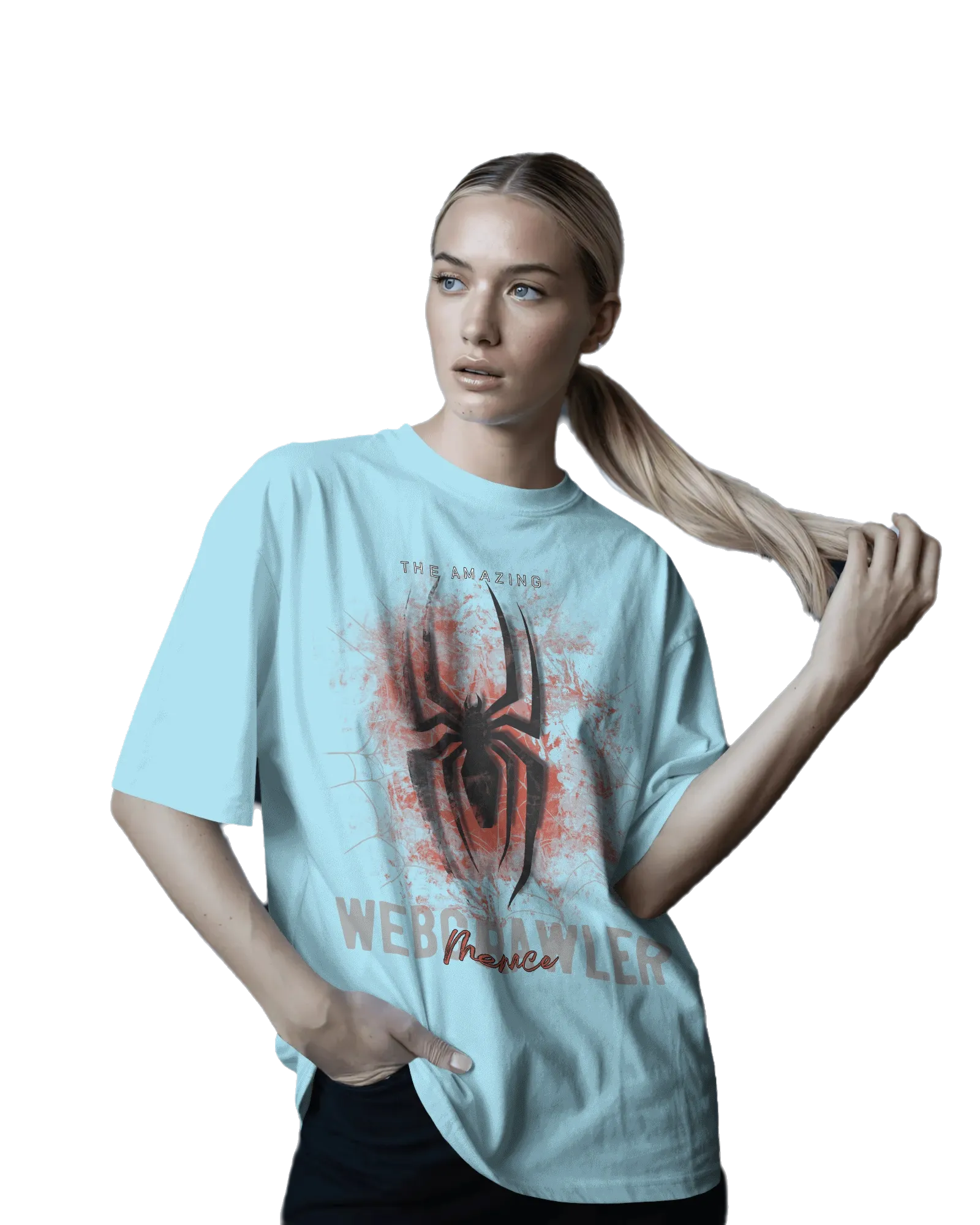 Menace Webcrawler - Marvel Terry Oversized Tee