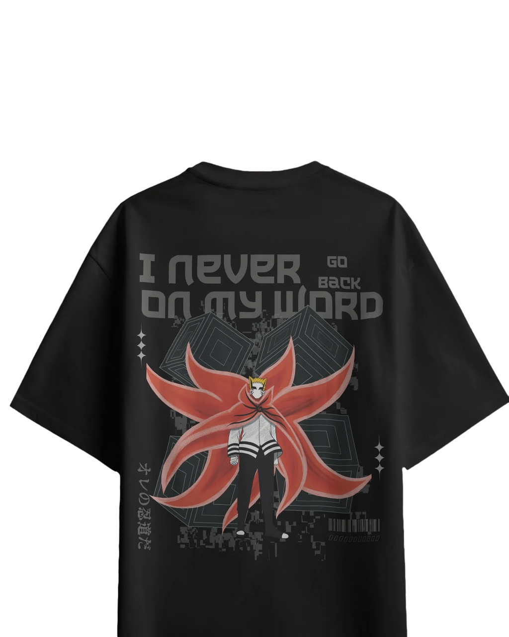 Naruto Baryon Mode - Naruto Terry Oversized Tee
