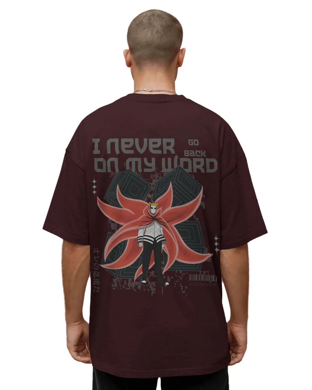 Naruto Baryon Mode - Naruto Terry Oversized Tee