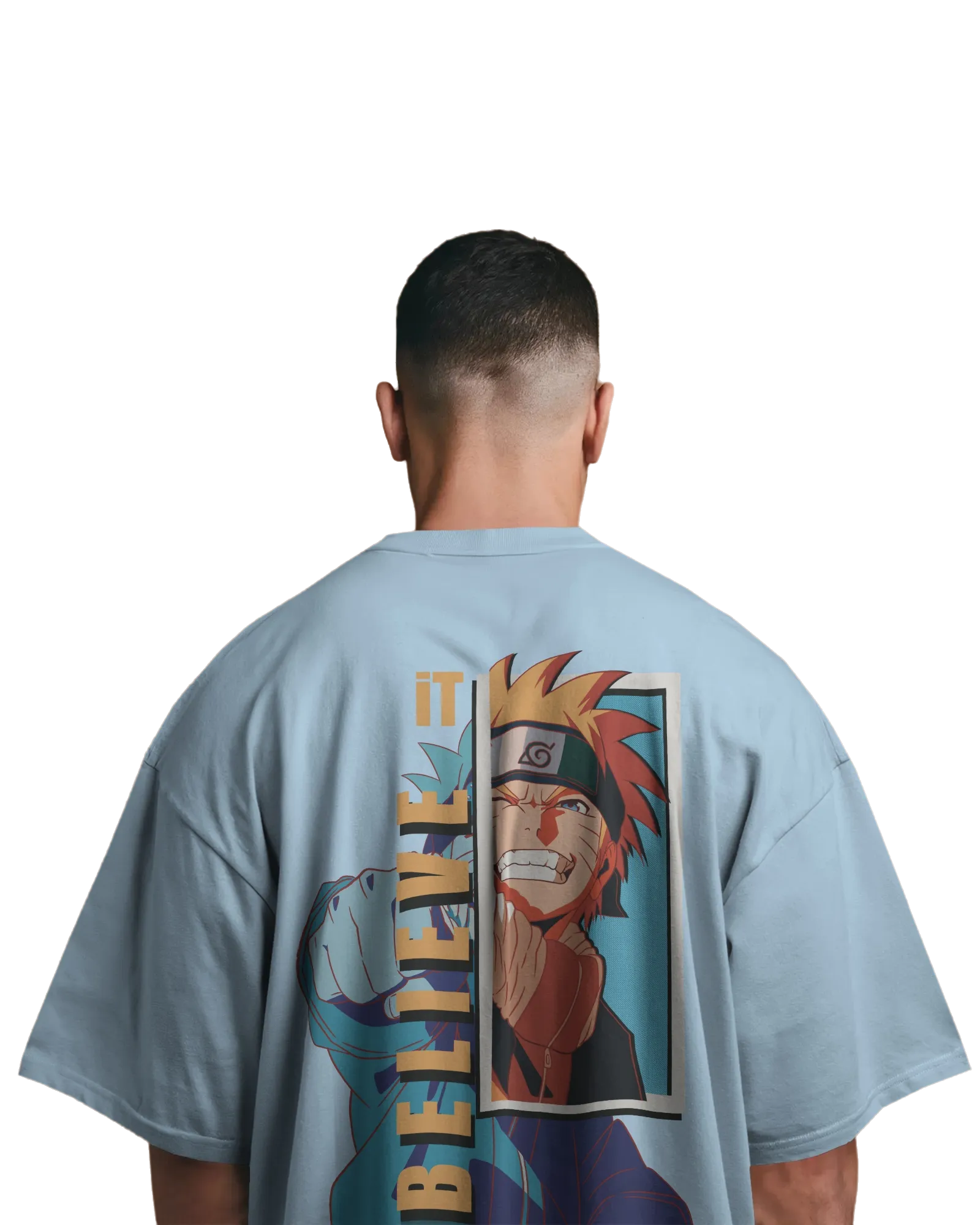 Believe It -  Naruto Terry Oversized Tee