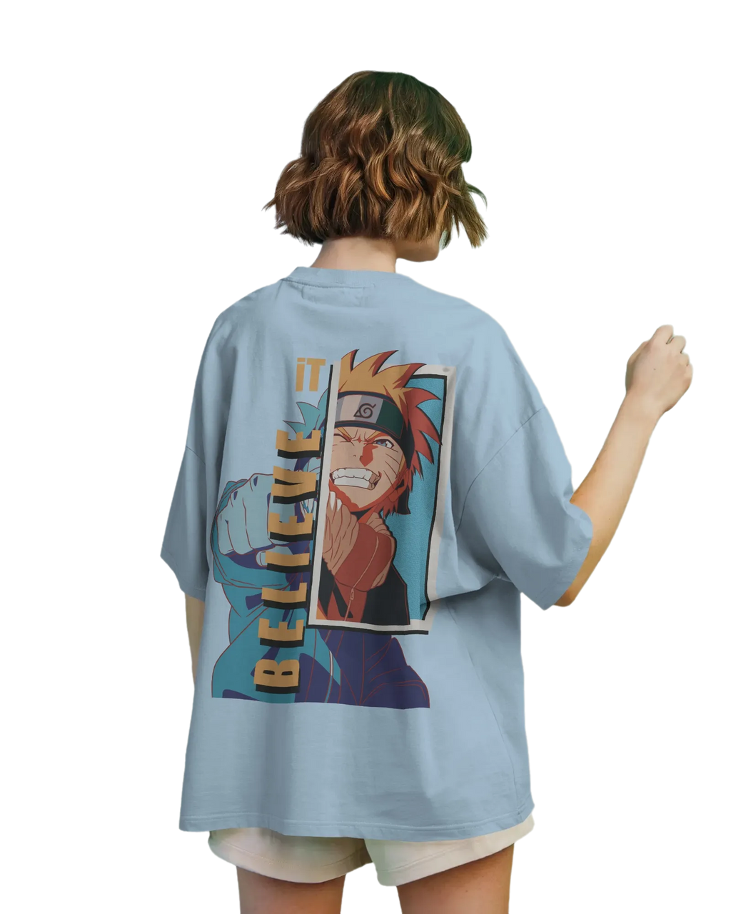 Believe It -  Naruto Terry Oversized Tee