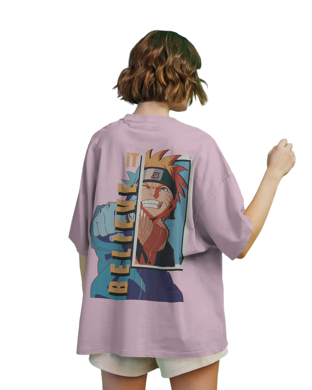 Believe It -  Naruto Terry Oversized Tee