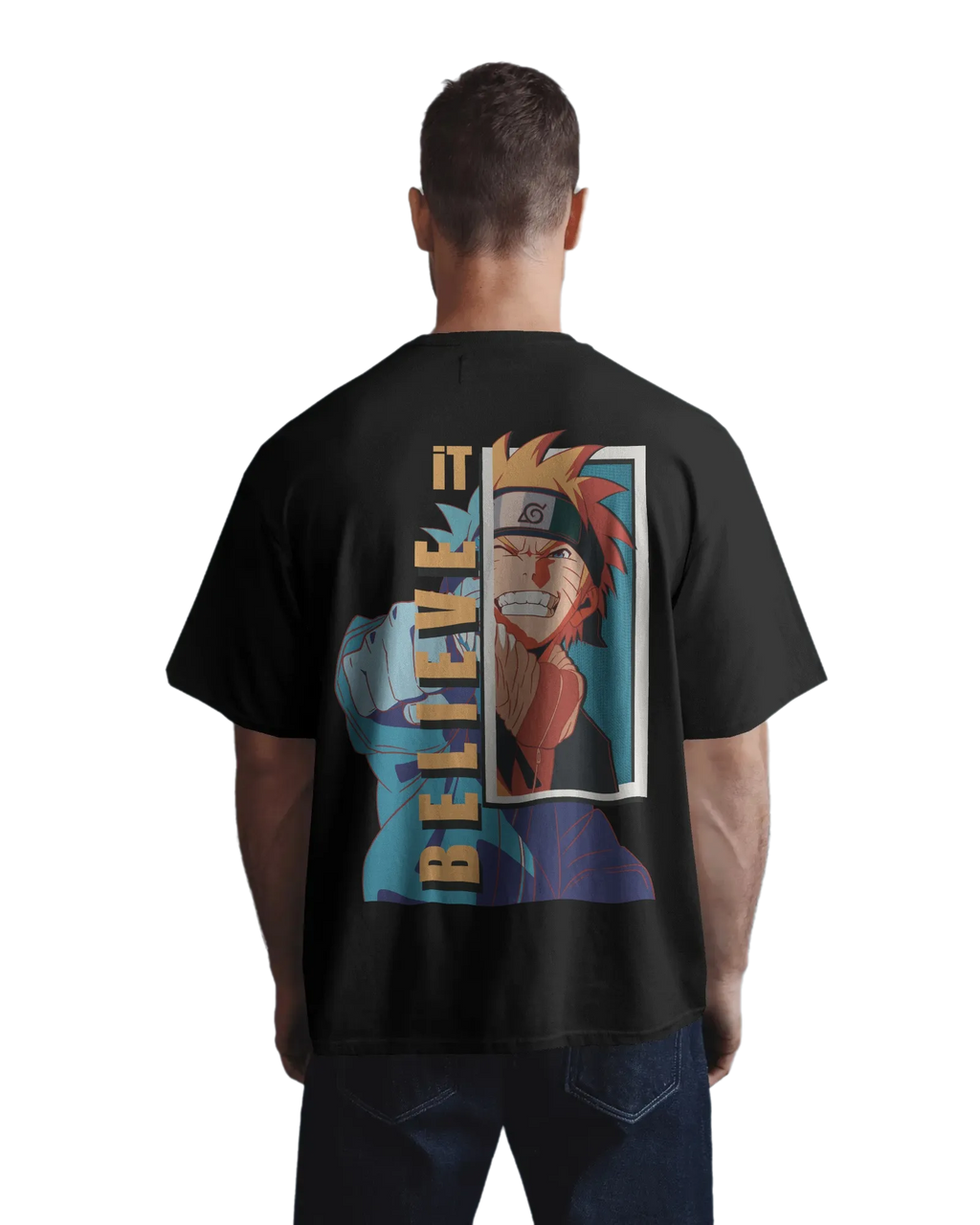 Believe It -  Naruto Terry Oversized Tee