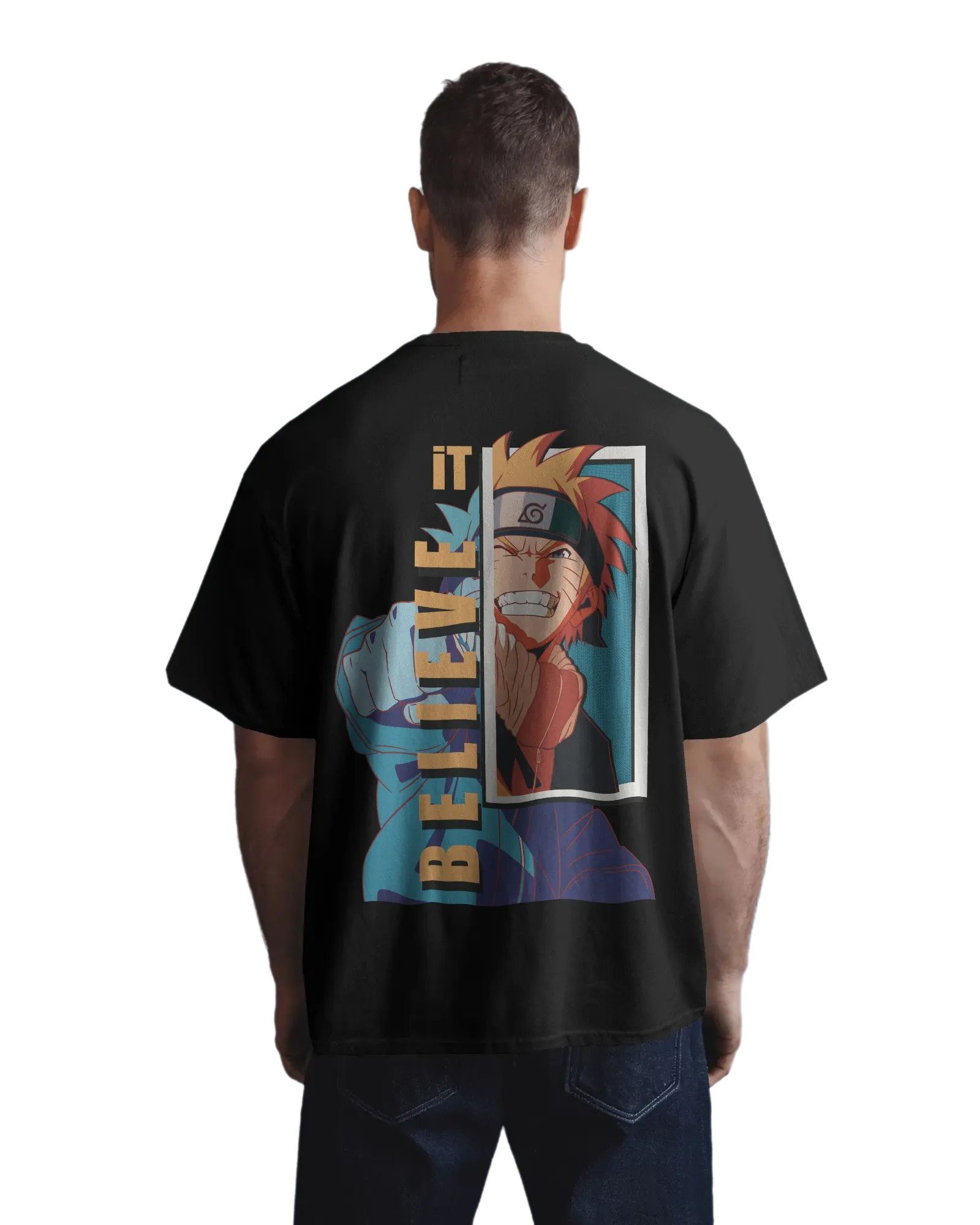 Believe It -  Naruto Terry Oversized Tee