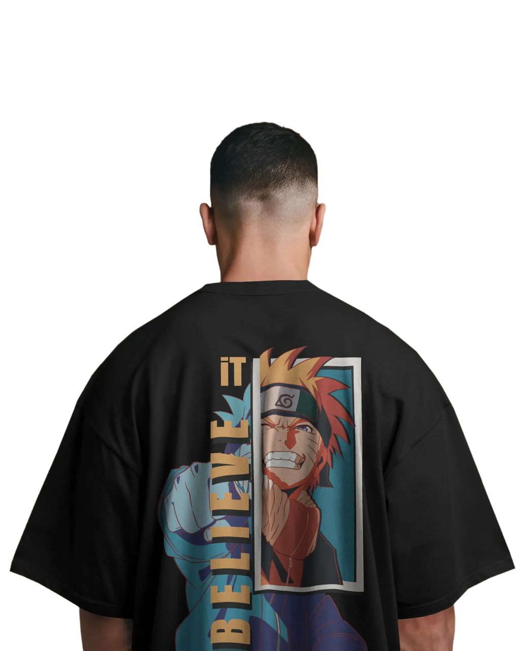 Believe It -  Naruto Terry Oversized Tee