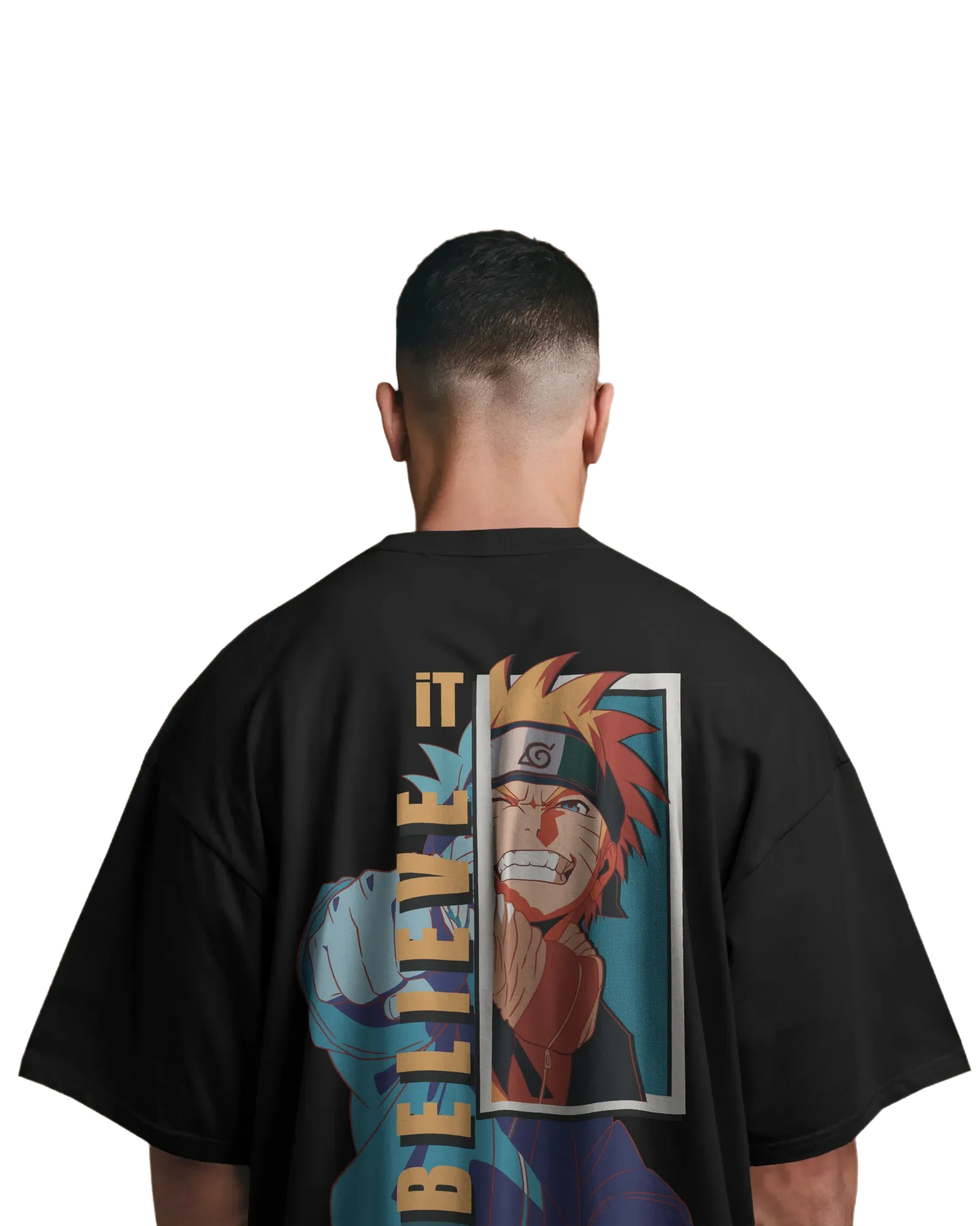 Believe It -  Naruto Terry Oversized Tee