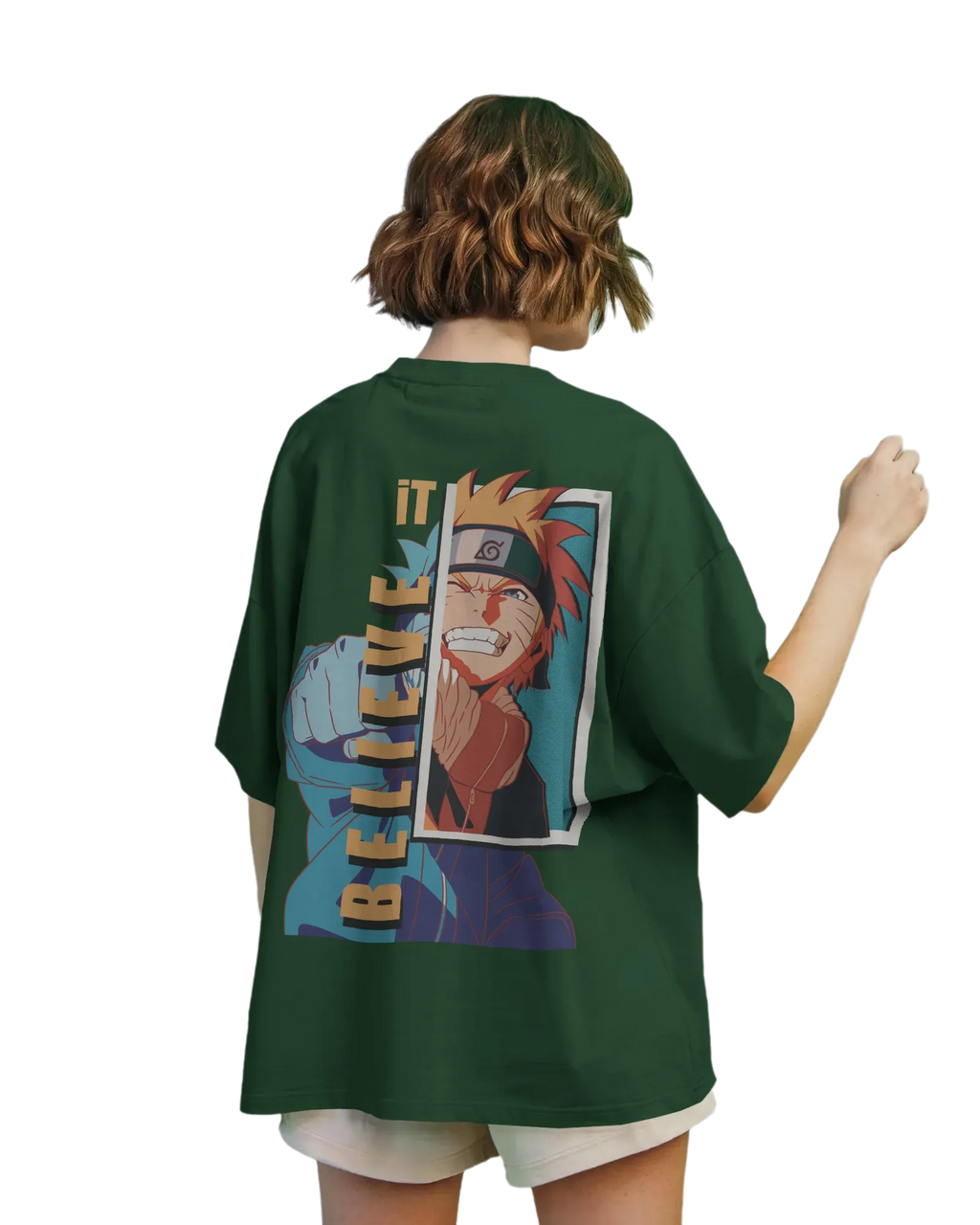 Believe It -  Naruto Terry Oversized Tee