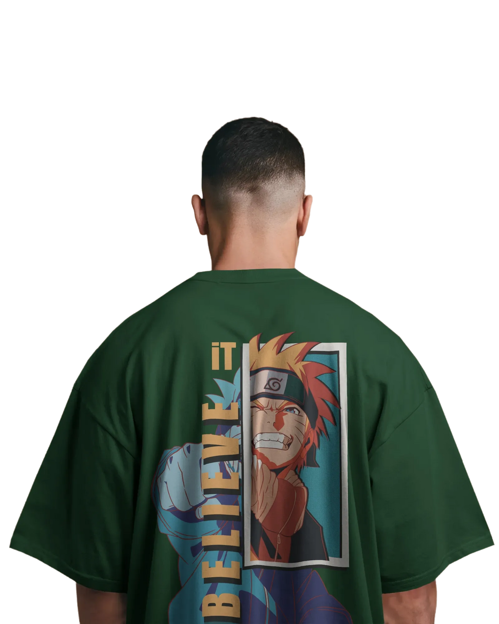 Believe It -  Naruto Terry Oversized Tee