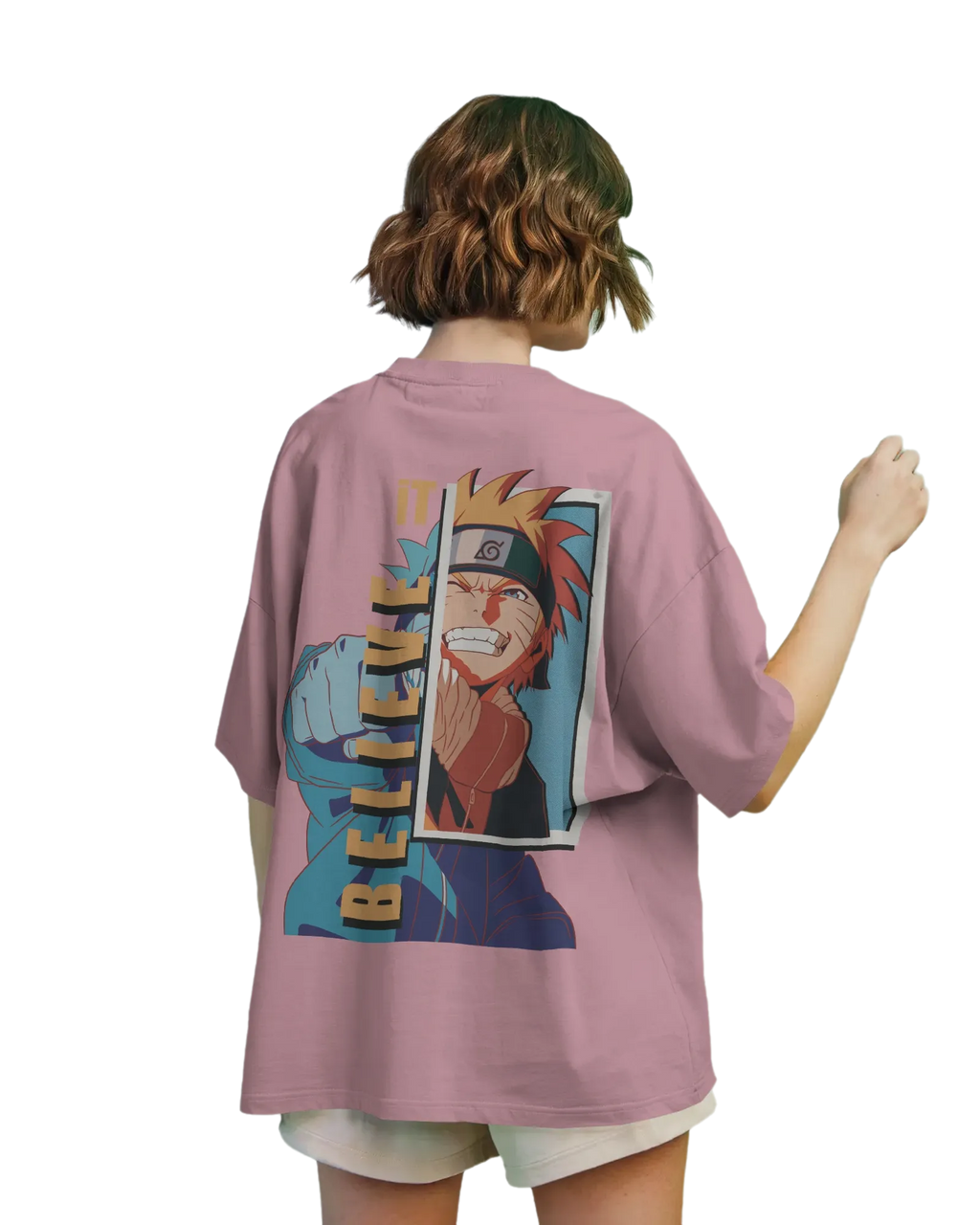 Believe It -  Naruto Terry Oversized Tee
