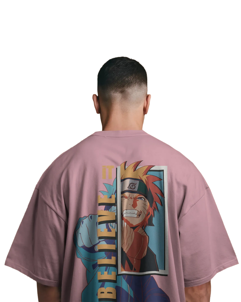 Believe It -  Naruto Terry Oversized Tee