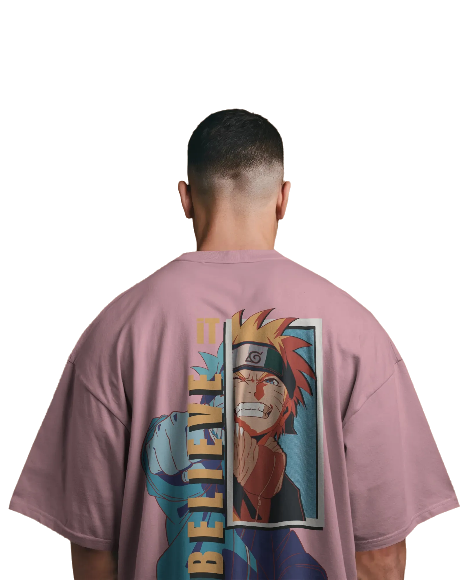 Believe It -  Naruto Terry Oversized Tee