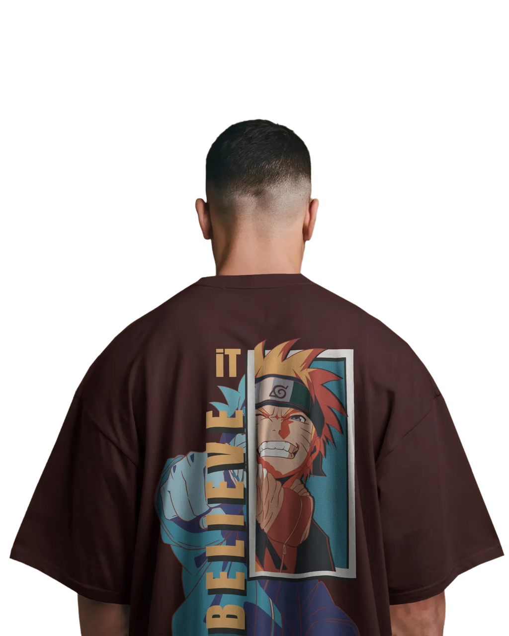 Believe It -  Naruto Terry Oversized Tee