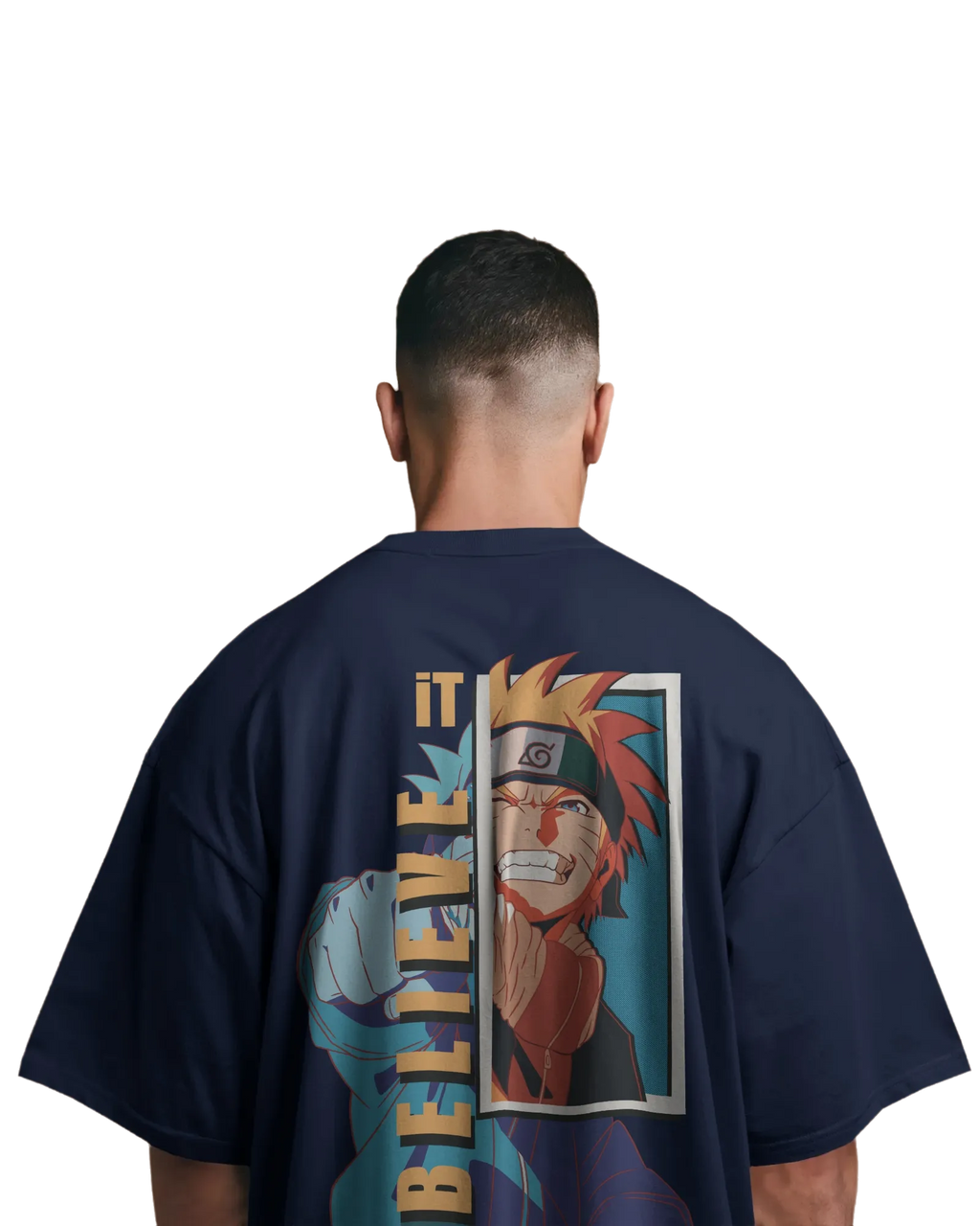 Believe It -  Naruto Terry Oversized Tee