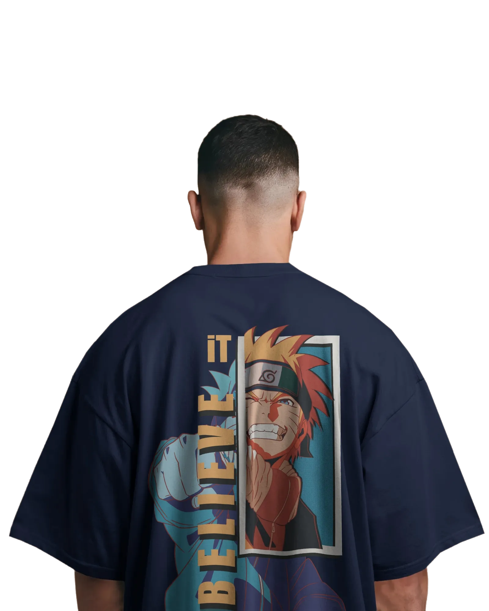 Believe It -  Naruto Terry Oversized Tee