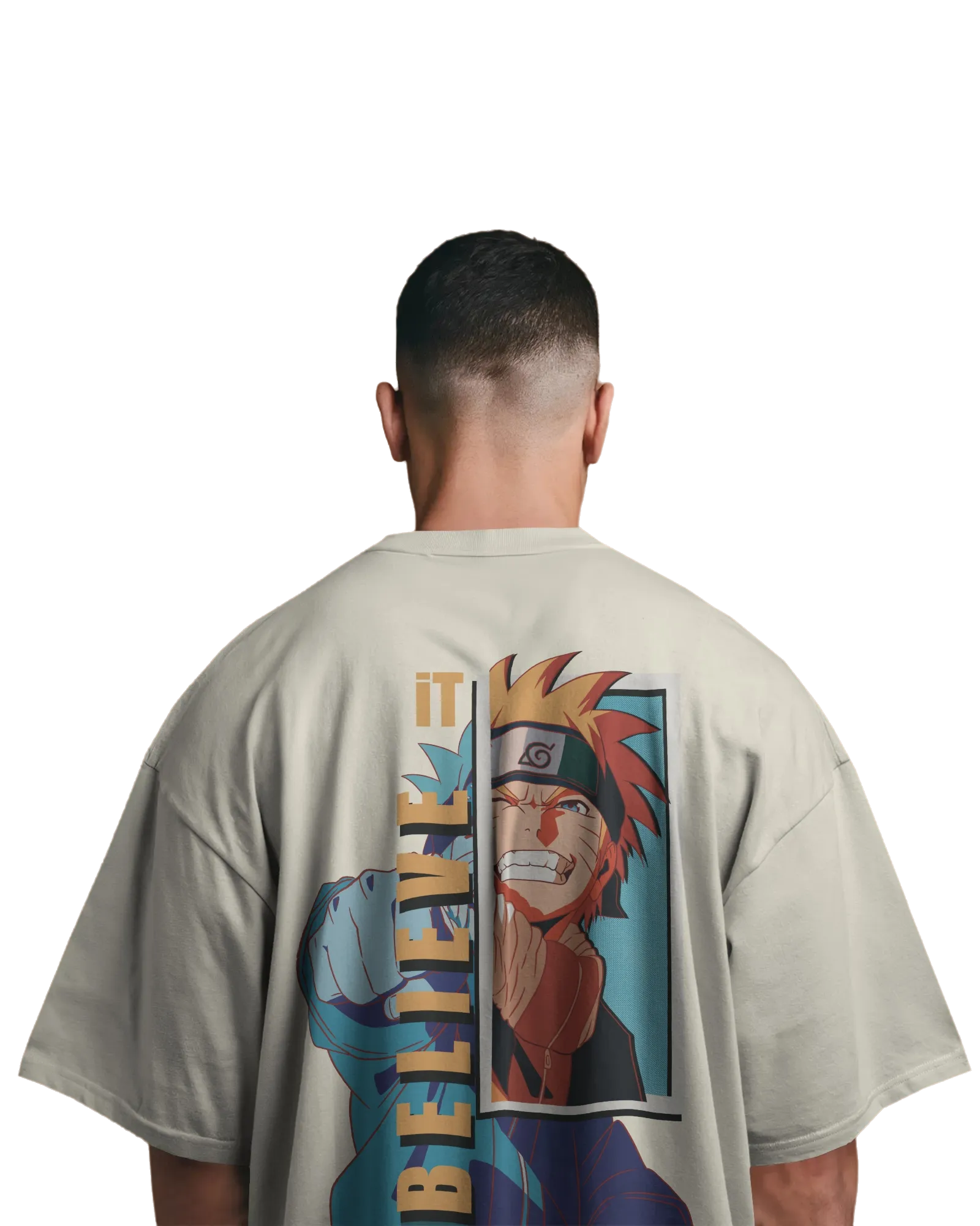 Believe It -  Naruto Terry Oversized Tee