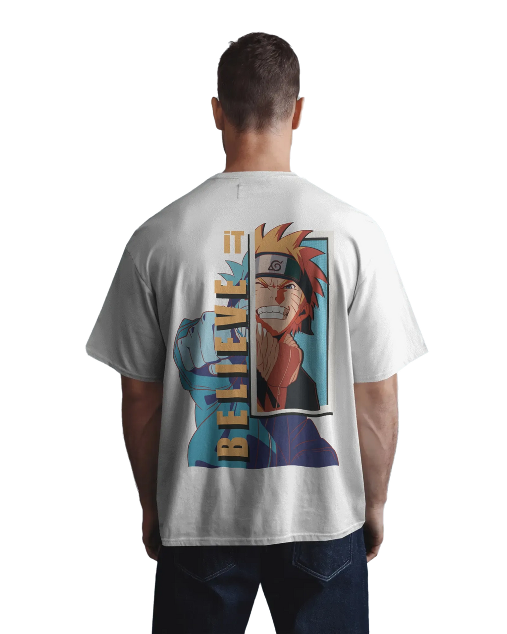 Believe It -  Naruto Terry Oversized Tee