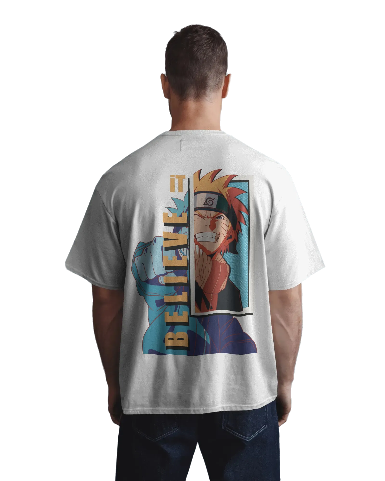 Believe It -  Naruto Terry Oversized Tee