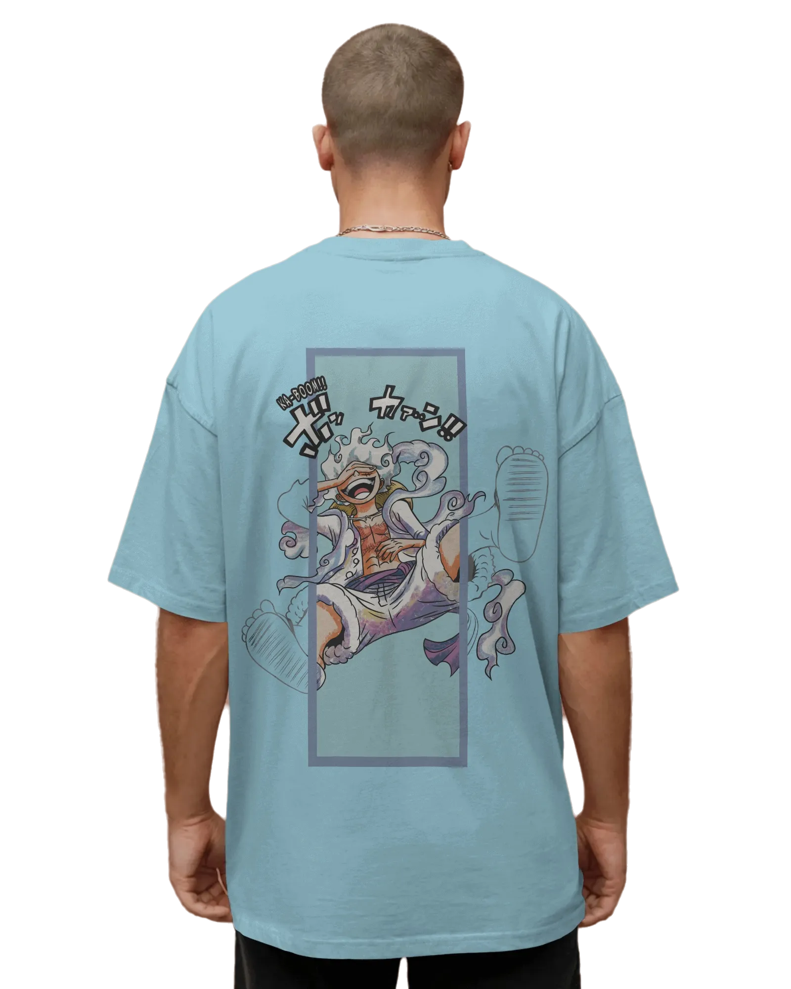 Gear 5 Awakening - One Piece Terry Oversized Tee