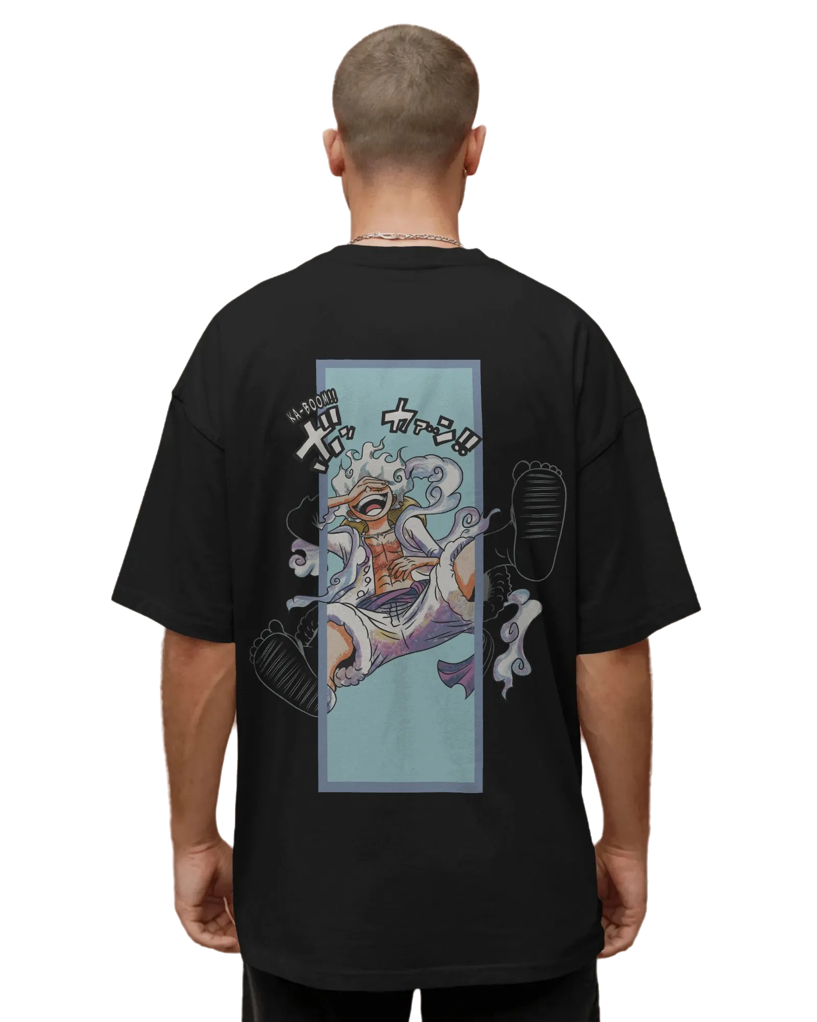 Gear 5 Awakening - One Piece Terry Oversized Tee