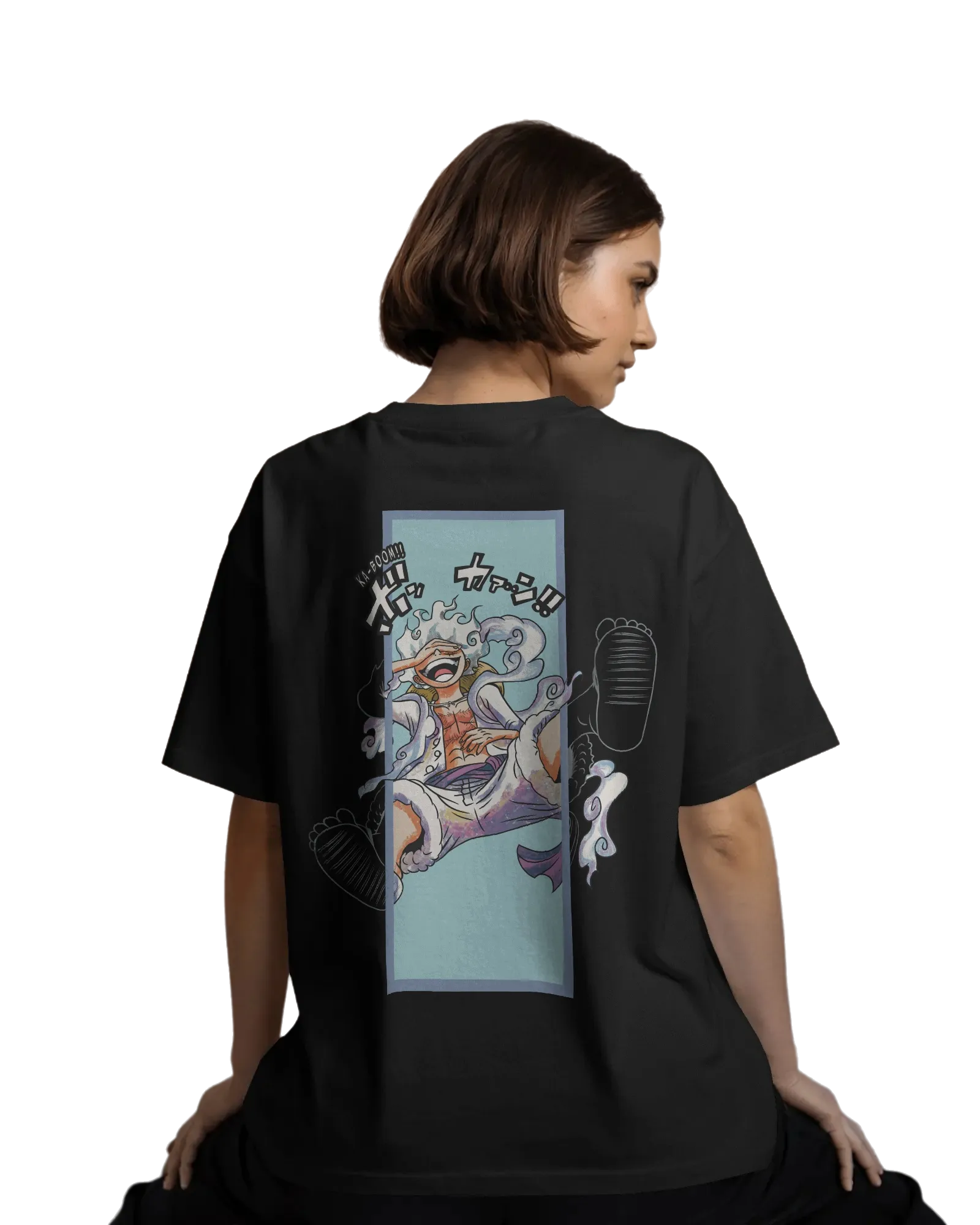 Gear 5 Awakening - One Piece Terry Oversized Tee