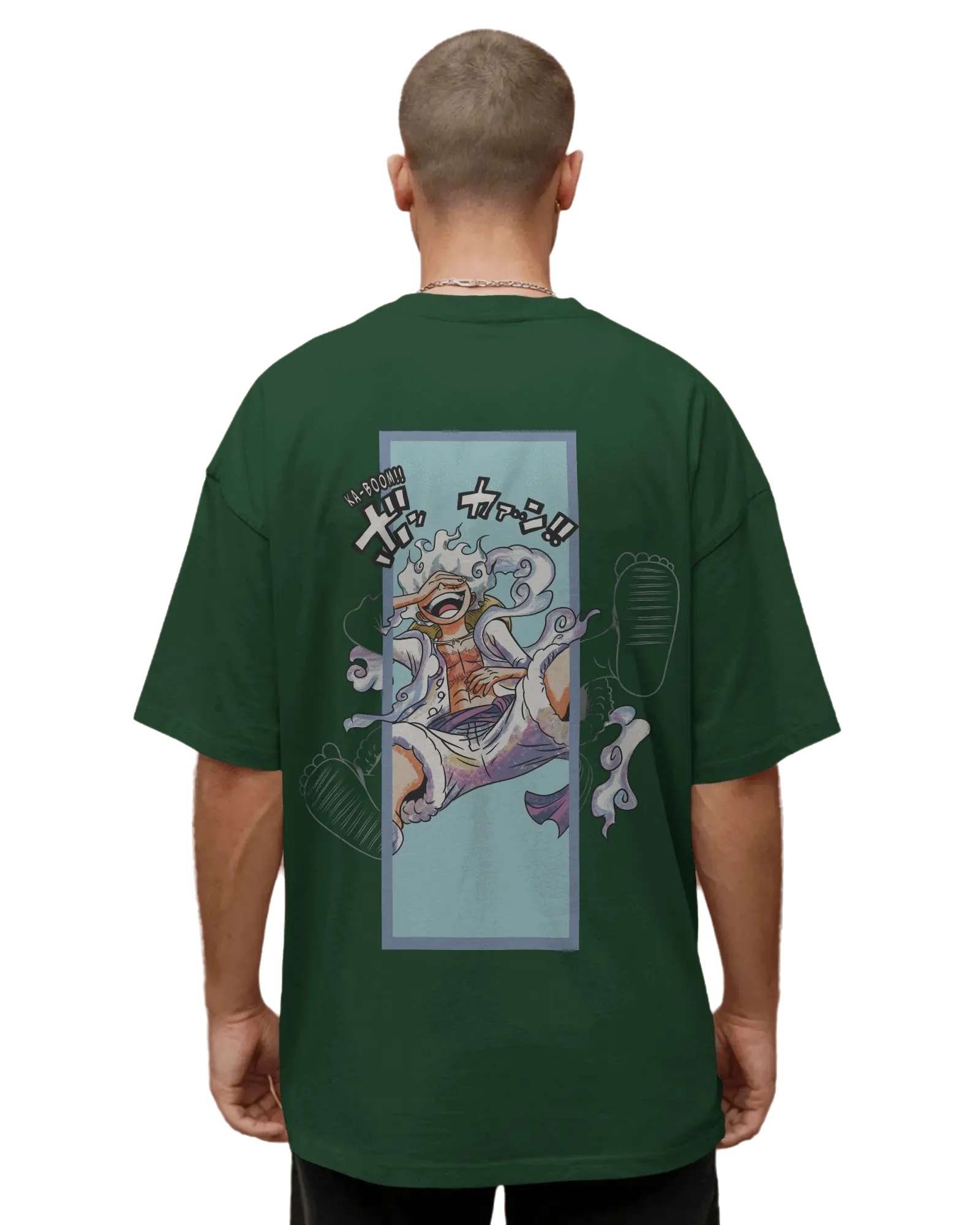 Gear 5 Awakening - One Piece Terry Oversized Tee