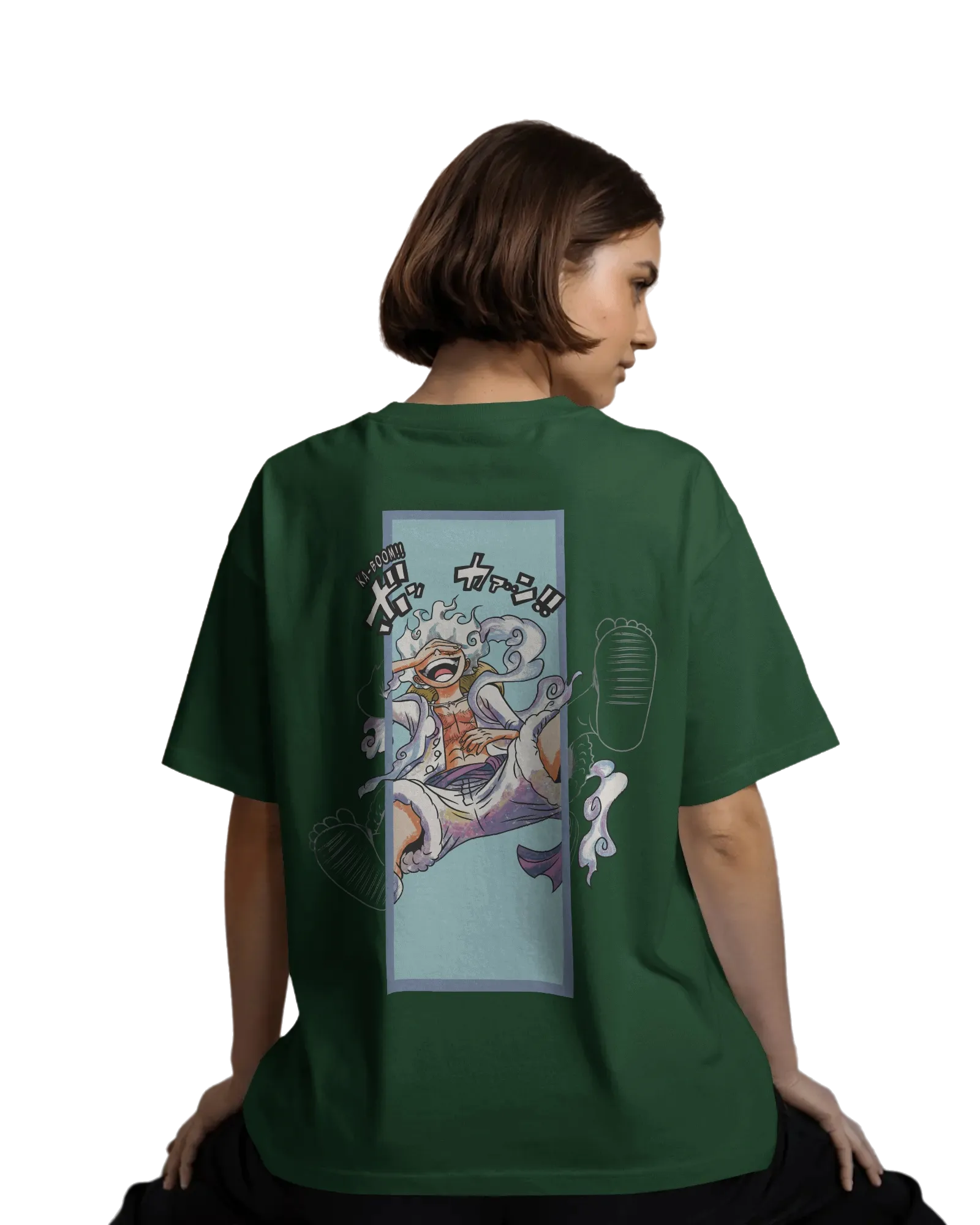 Gear 5 Awakening - One Piece Terry Oversized Tee