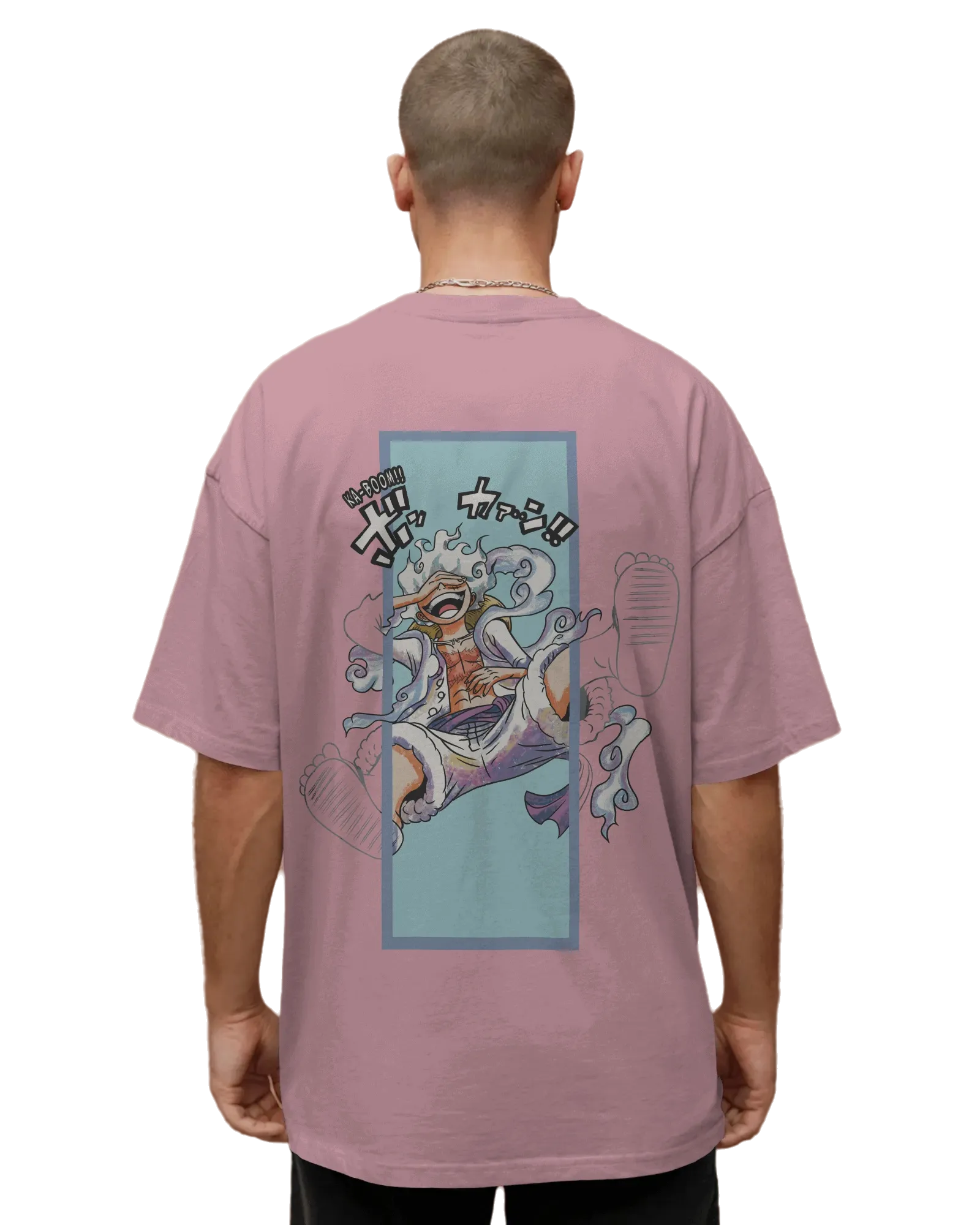 Gear 5 Awakening - One Piece Terry Oversized Tee