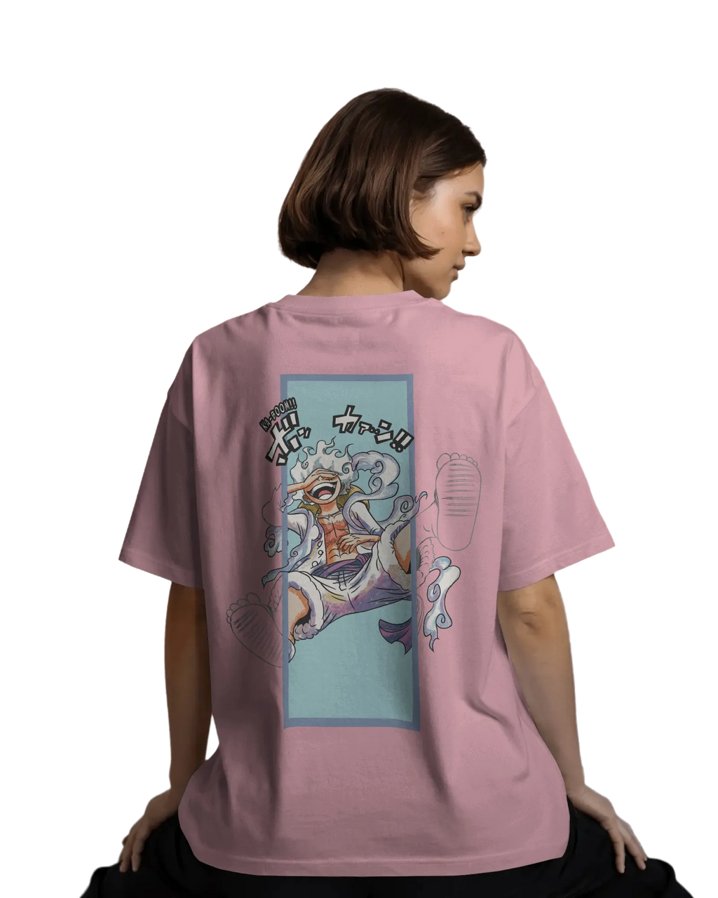 Gear 5 Awakening - One Piece Terry Oversized Tee