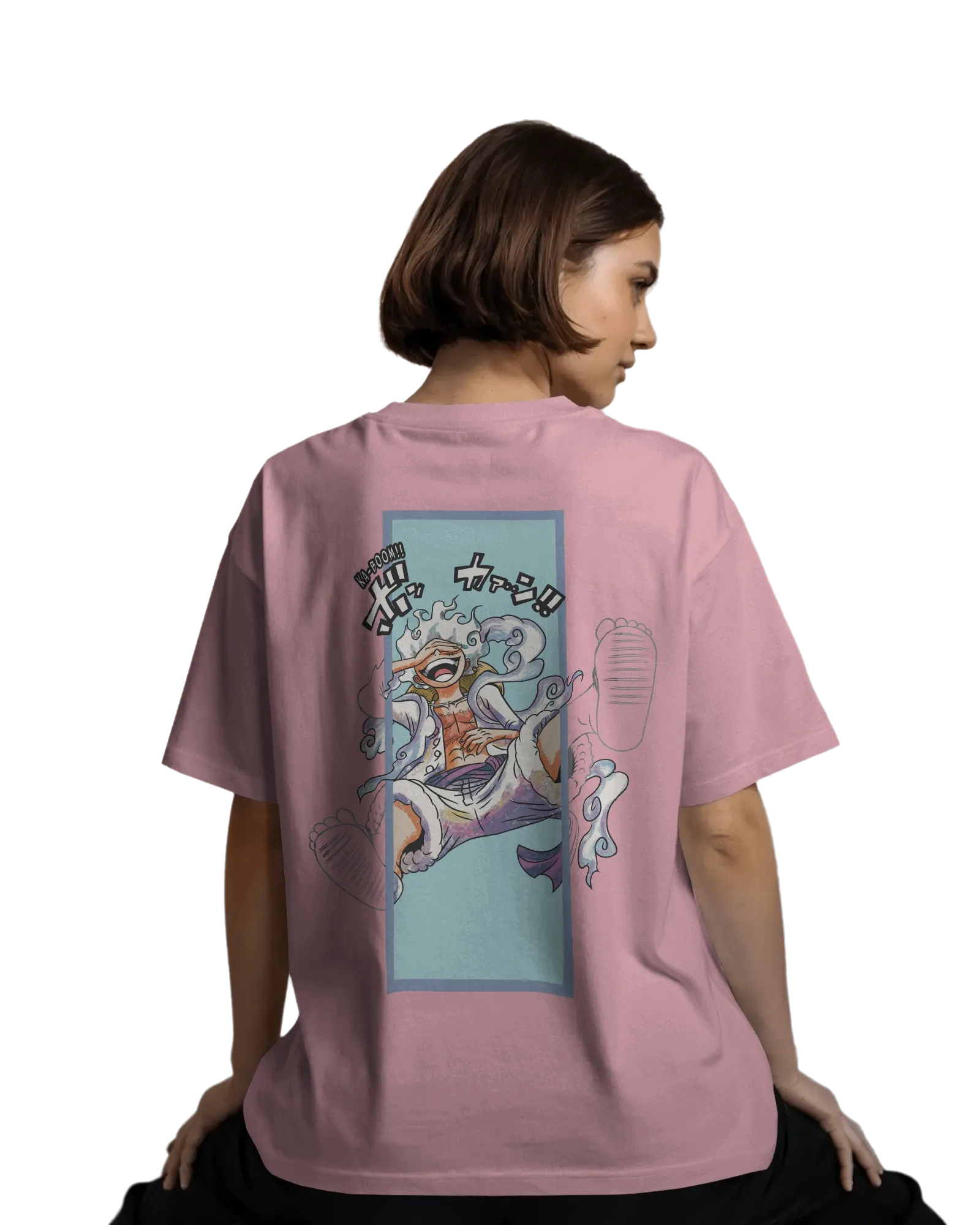 Gear 5 Awakening - One Piece Terry Oversized Tee