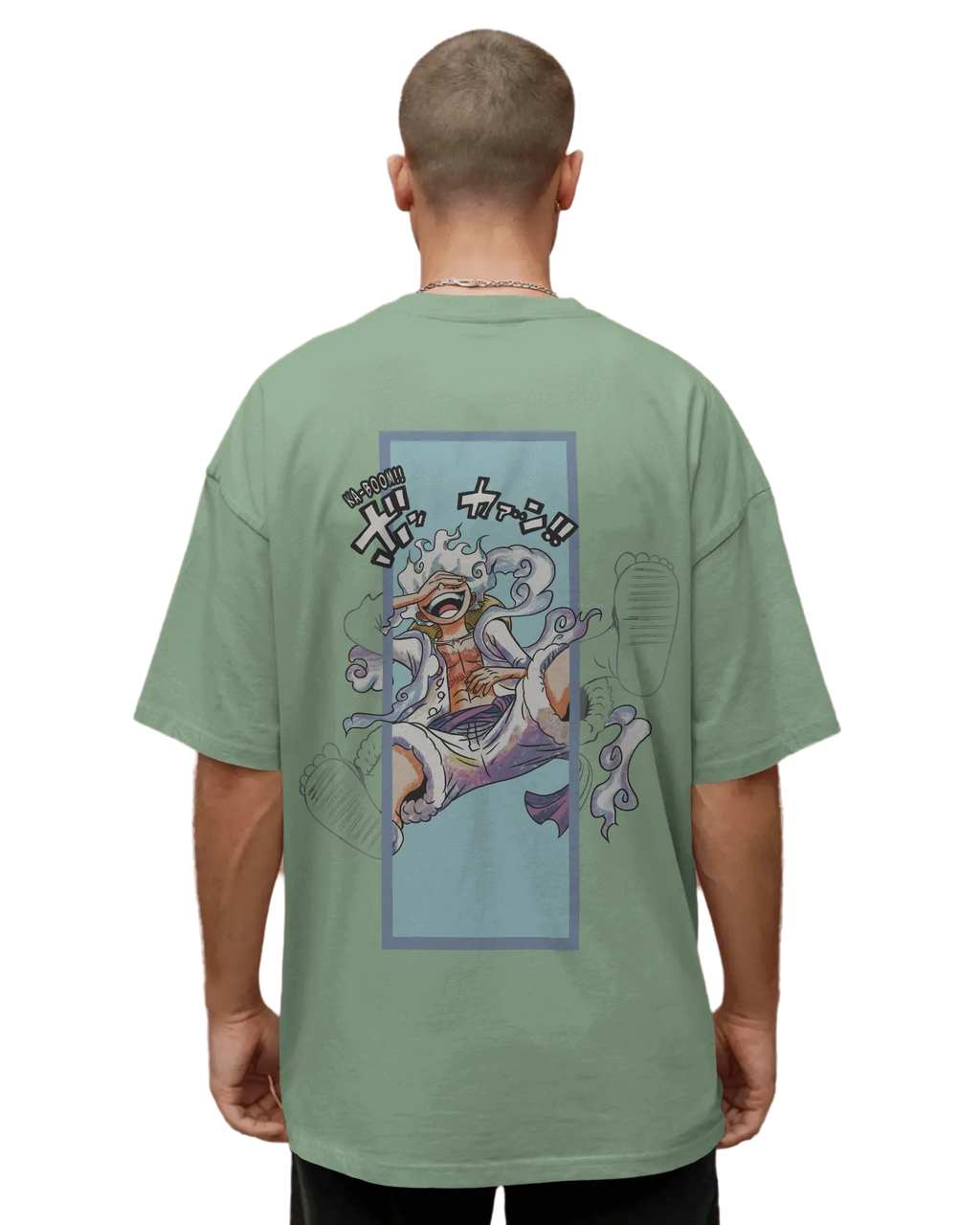 Gear 5 Awakening - One Piece Terry Oversized Tee