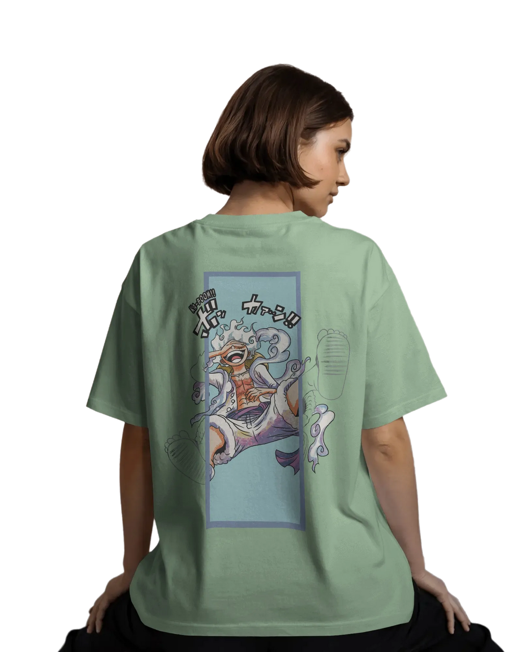 Gear 5 Awakening - One Piece Terry Oversized Tee