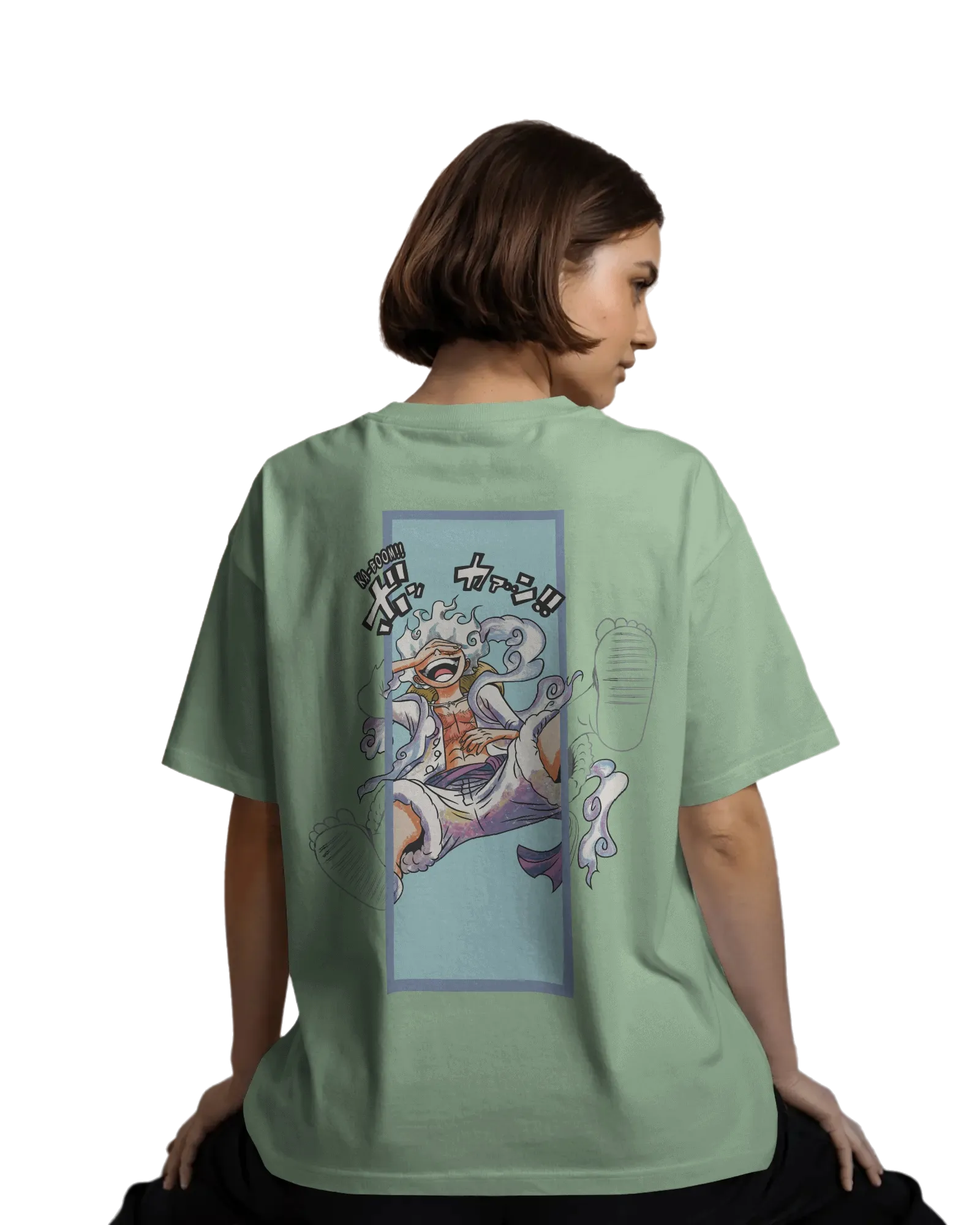 Gear 5 Awakening - One Piece Terry Oversized Tee