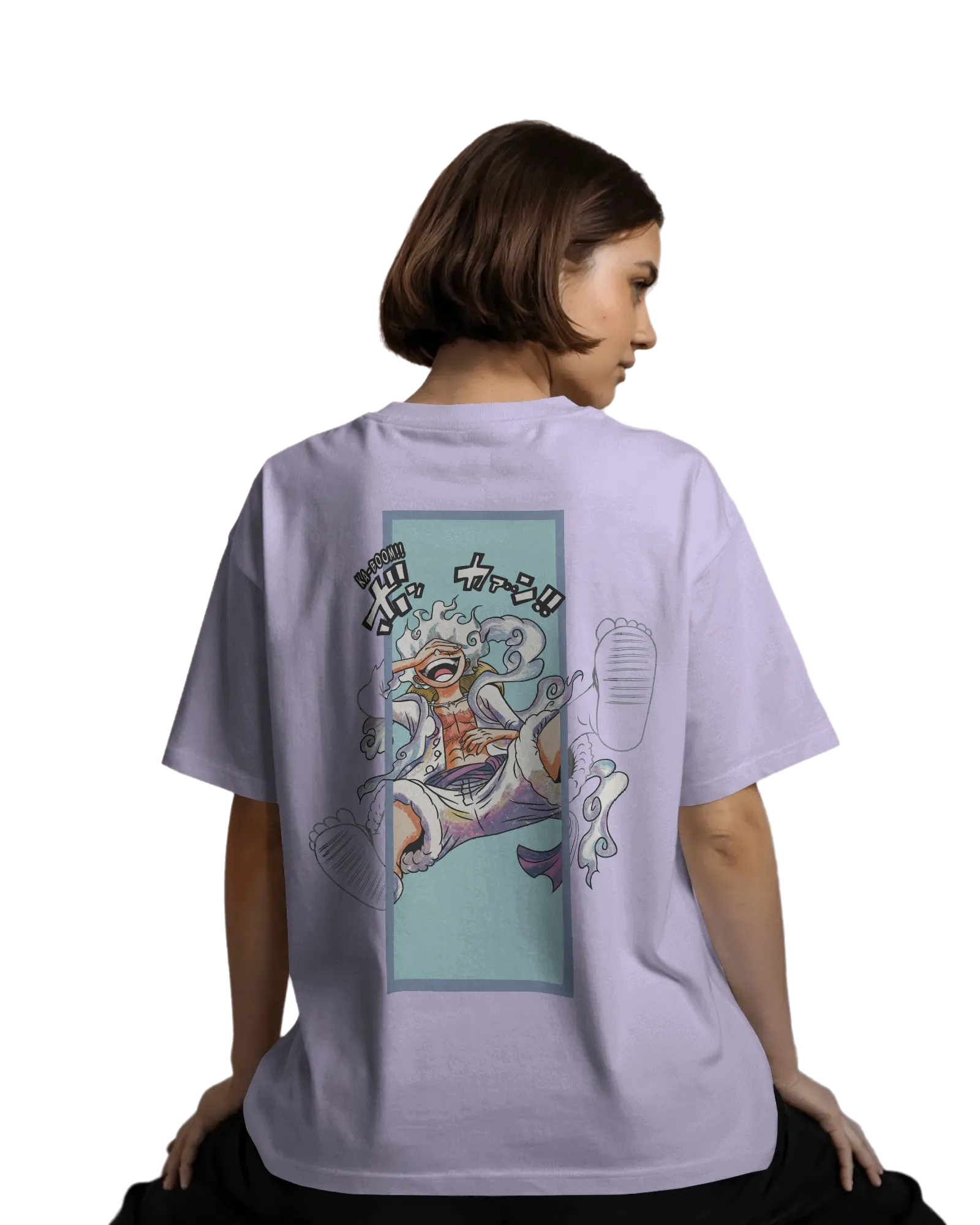 Gear 5 Awakening - One Piece Terry Oversized Tee