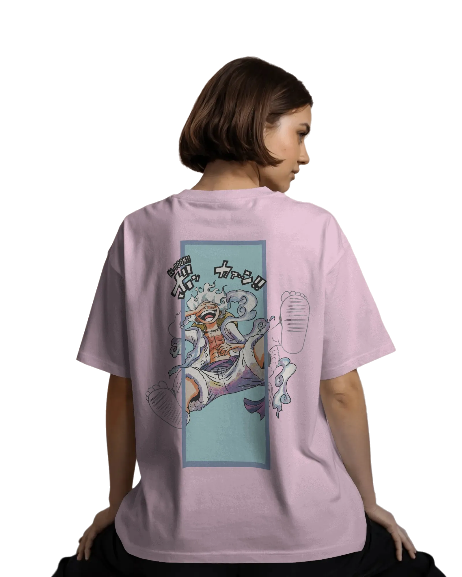 Gear 5 Awakening - One Piece Terry Oversized Tee
