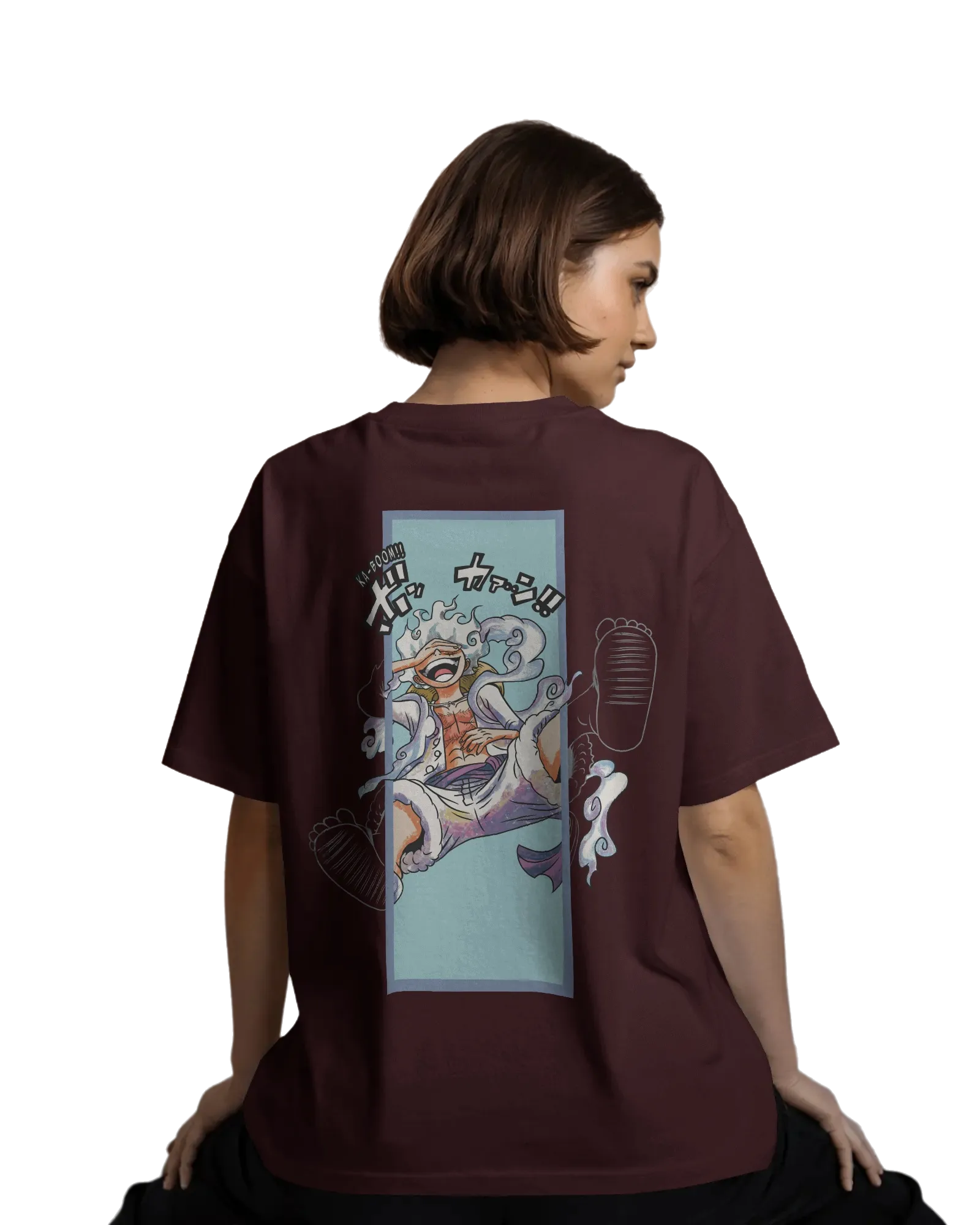 Gear 5 Awakening - One Piece Terry Oversized Tee