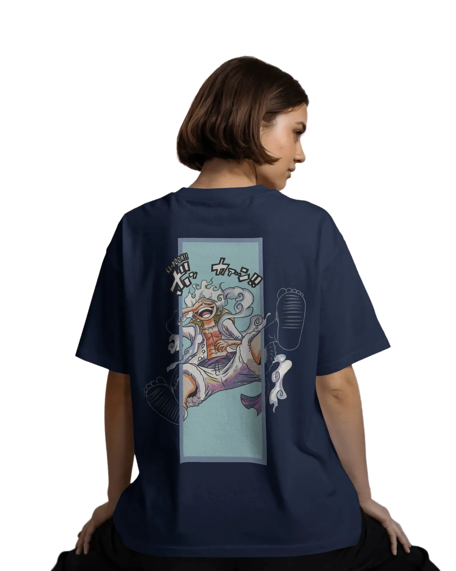 Gear 5 Awakening - One Piece Terry Oversized Tee
