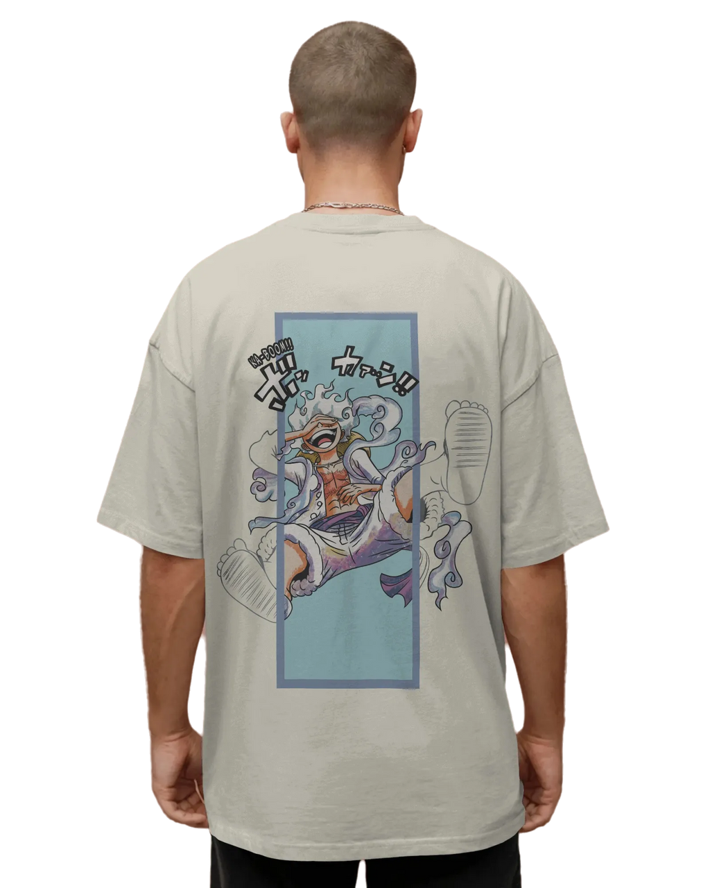 Gear 5 Awakening - One Piece Terry Oversized Tee