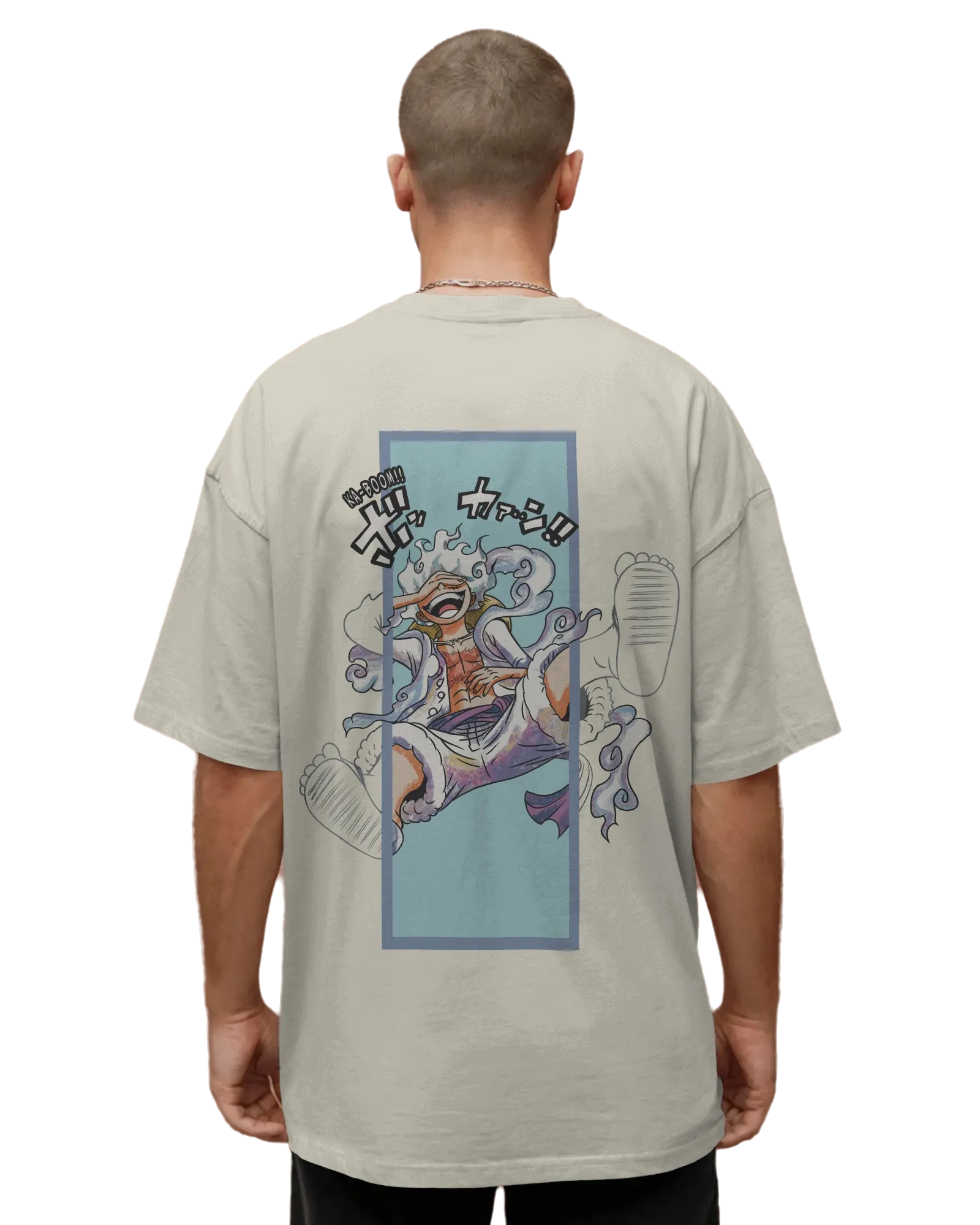 Gear 5 Awakening - One Piece Terry Oversized Tee