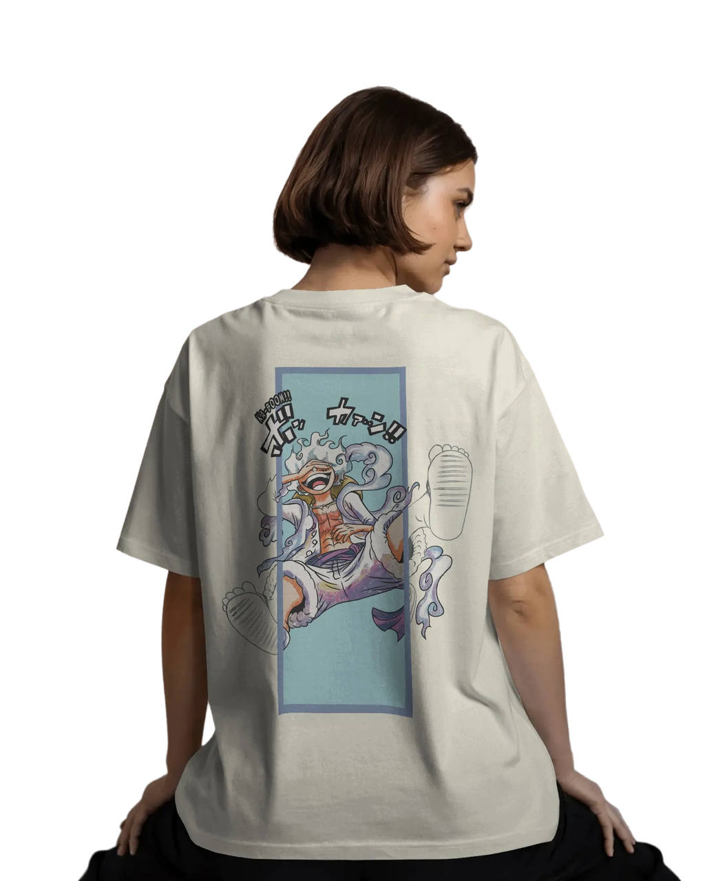 Gear 5 Awakening - One Piece Terry Oversized Tee