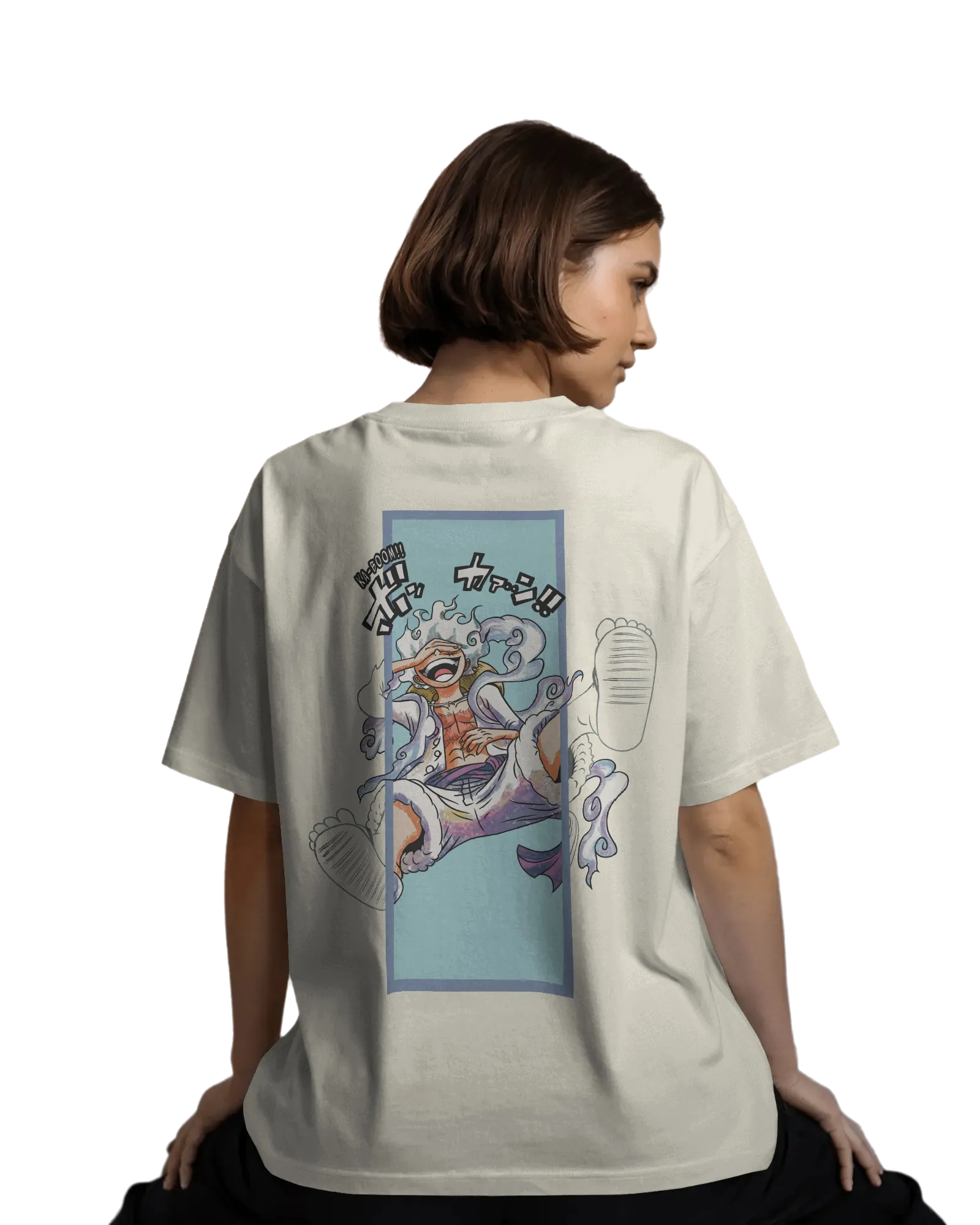 Gear 5 Awakening - One Piece Terry Oversized Tee